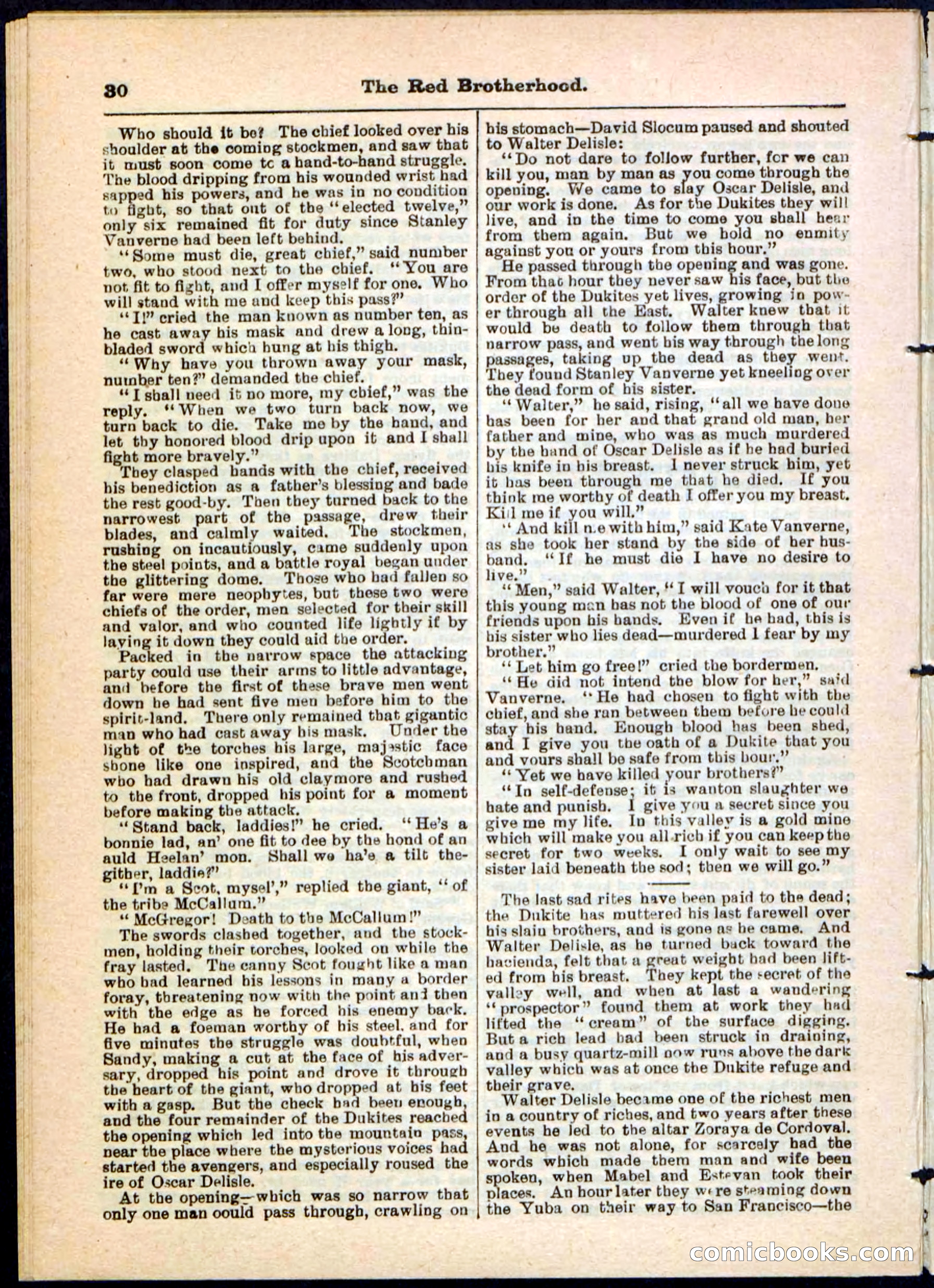 Beadle's Pocket Library No. 47 — page 30 of 32