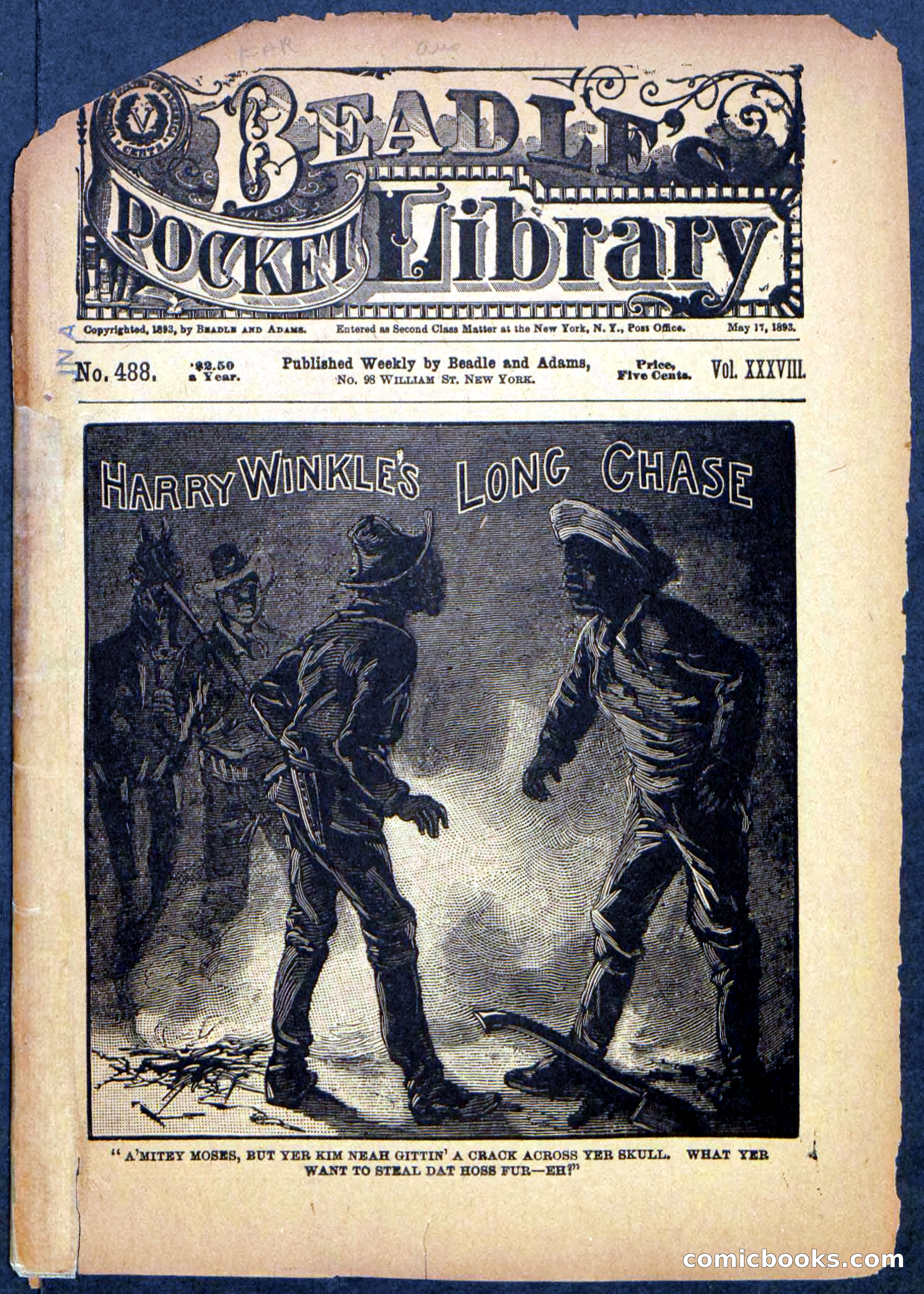 Beadle's Pocket Library, No. 488 — page 1 of 32