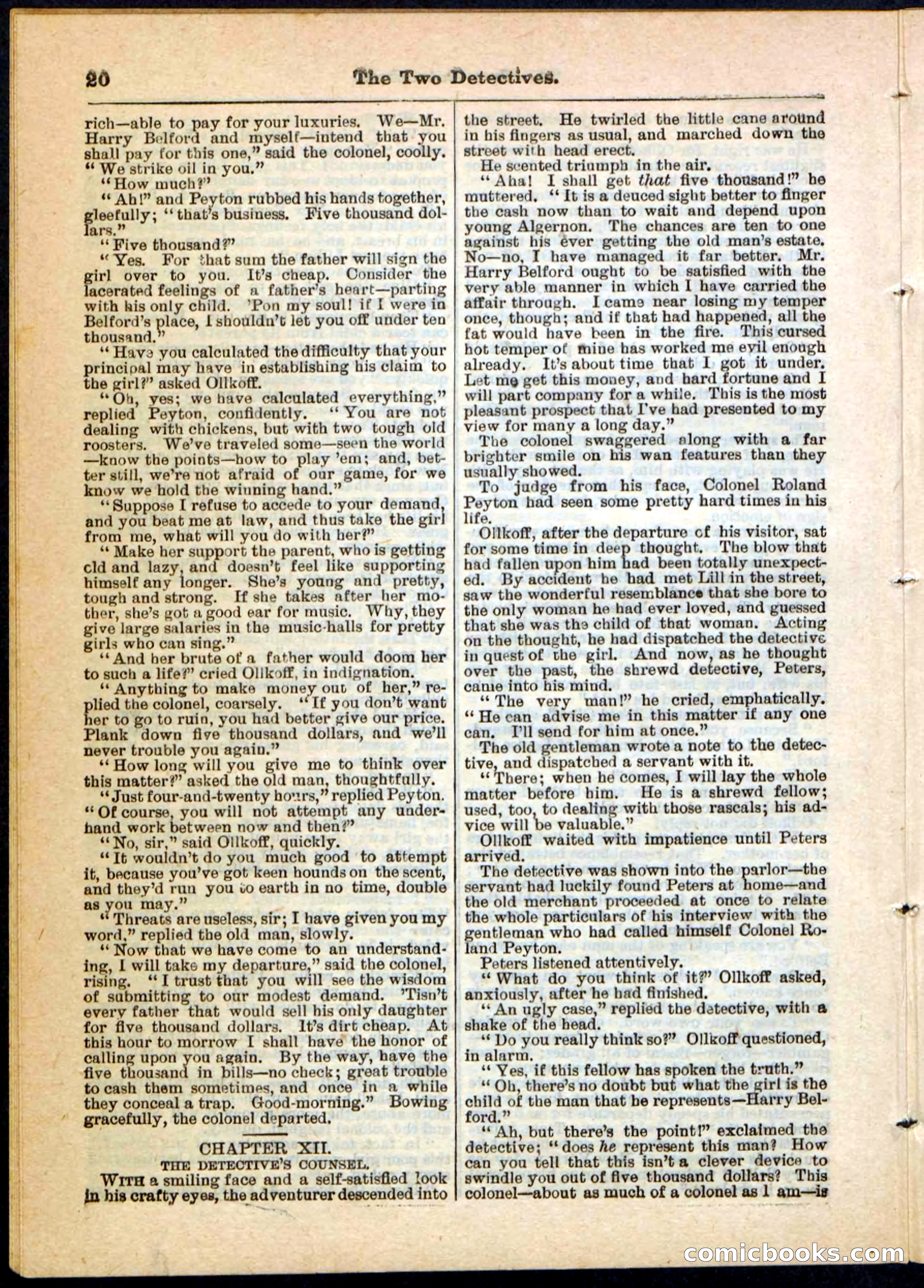 Beadle's Pocket Library No. 5 — page 20 of 32