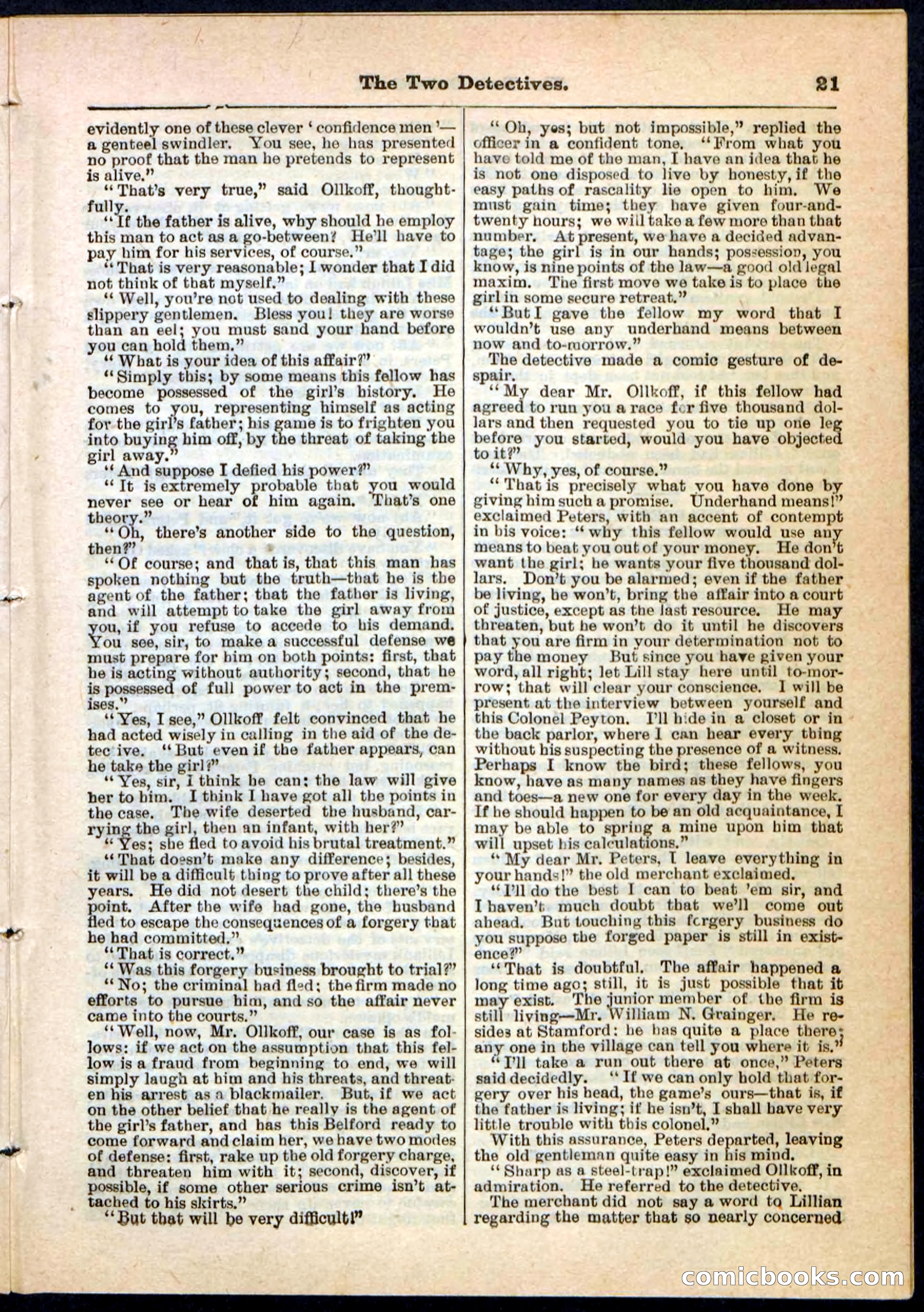 Beadle's Pocket Library No. 5 — page 21 of 32
