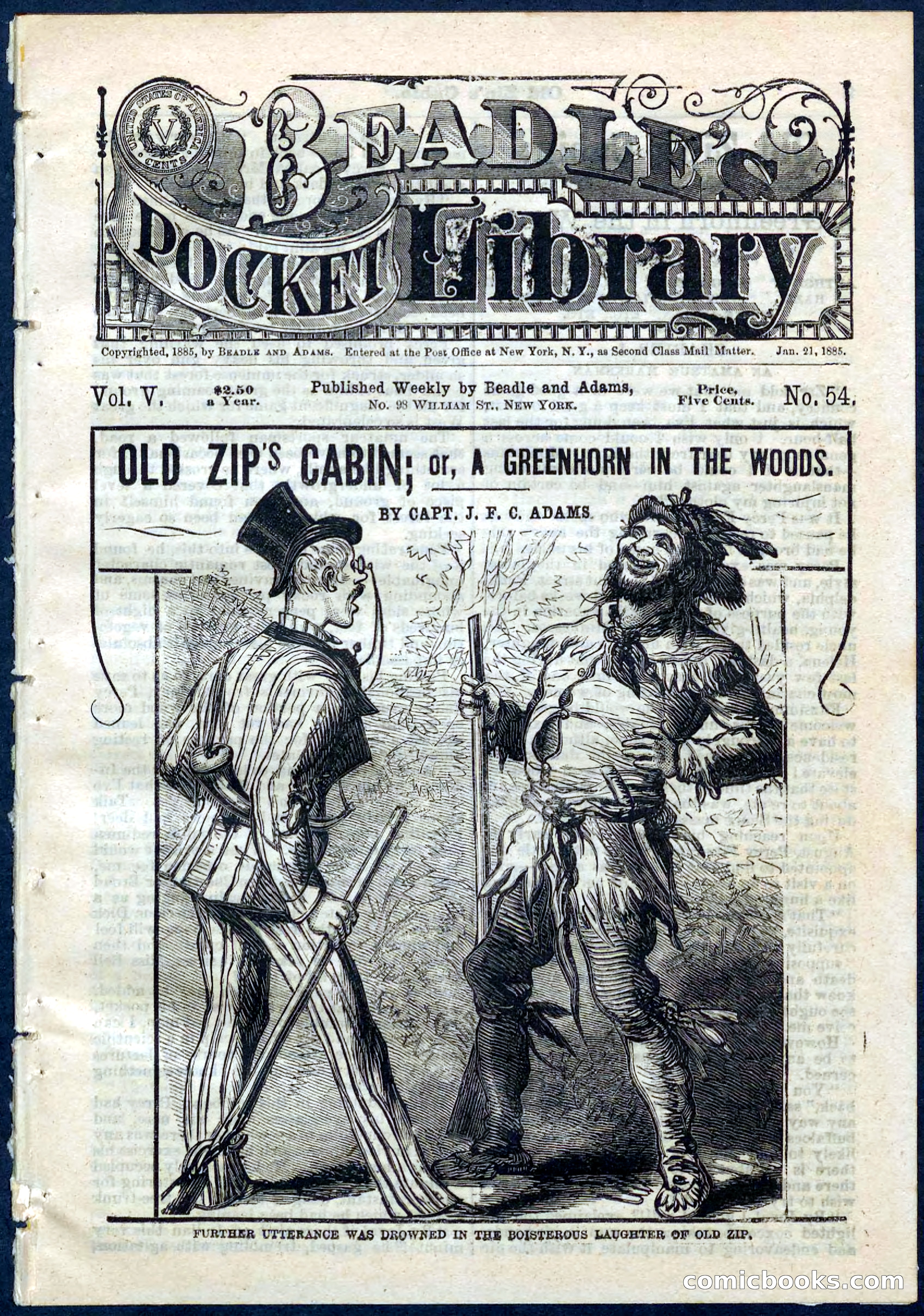 Beadle's Pocket Library No. 54 — page 1 of 32