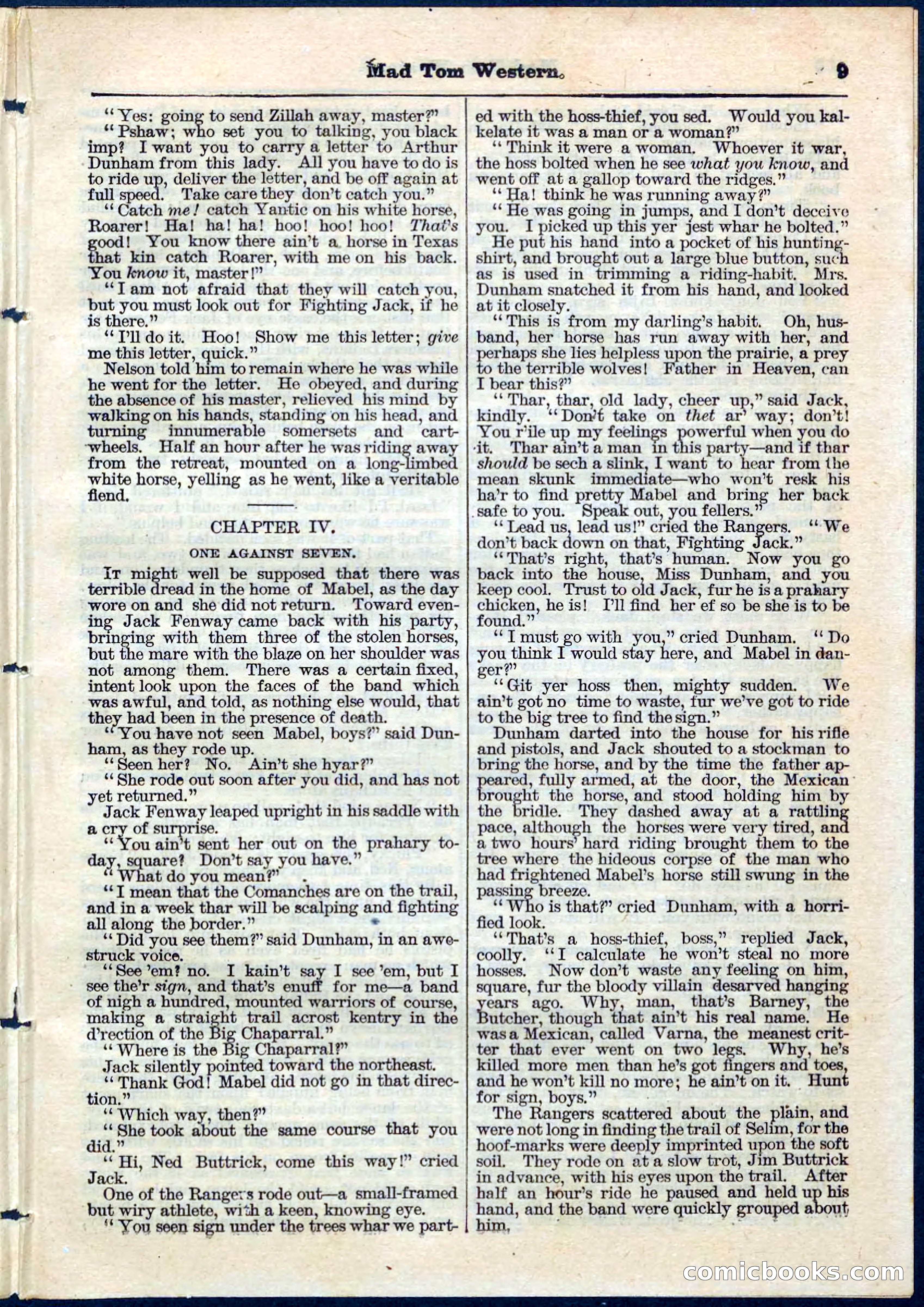 Beadle's Pocket Library No. 56 — page 9 of 32