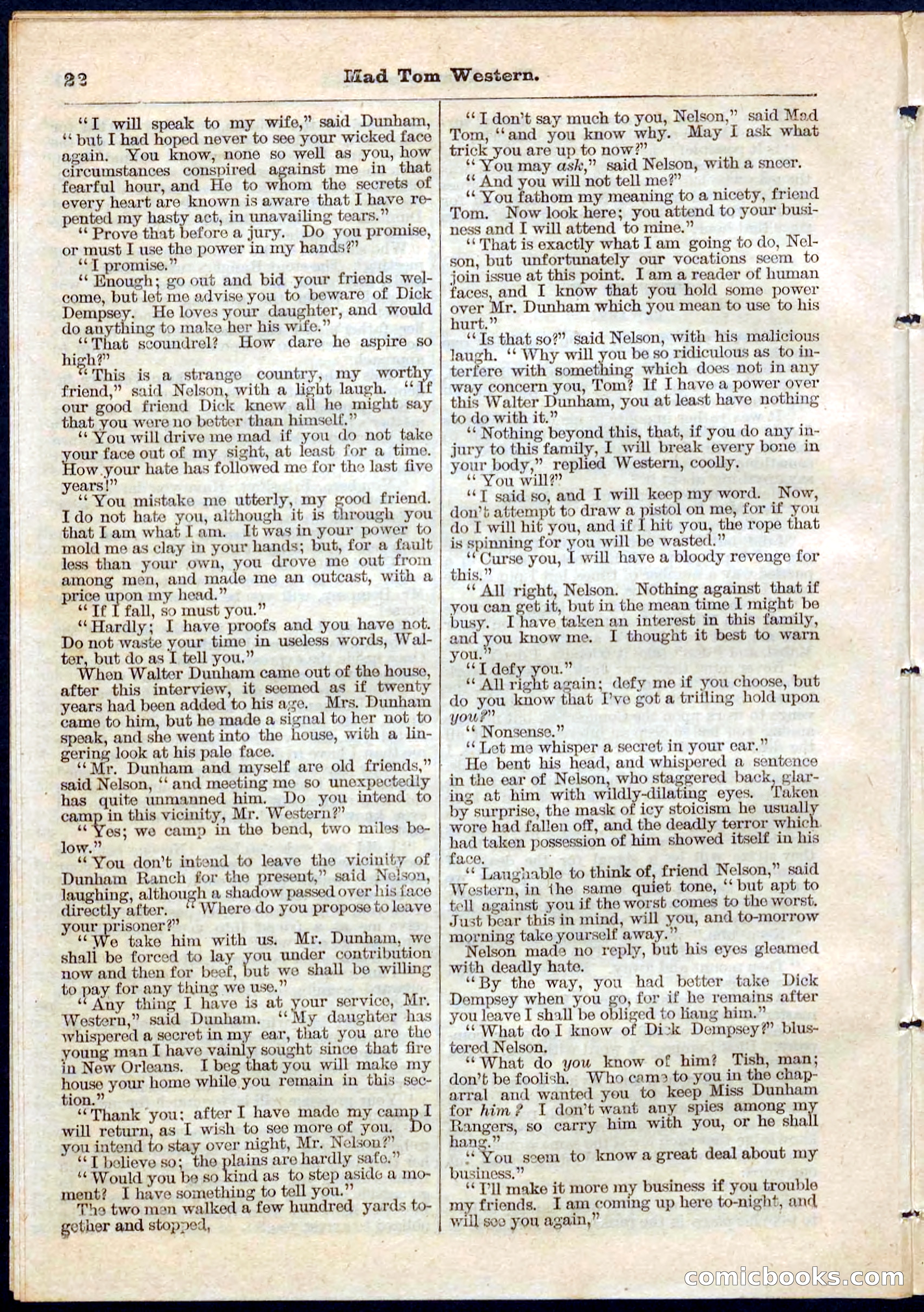 Beadle's Pocket Library No. 56 — page 22 of 32