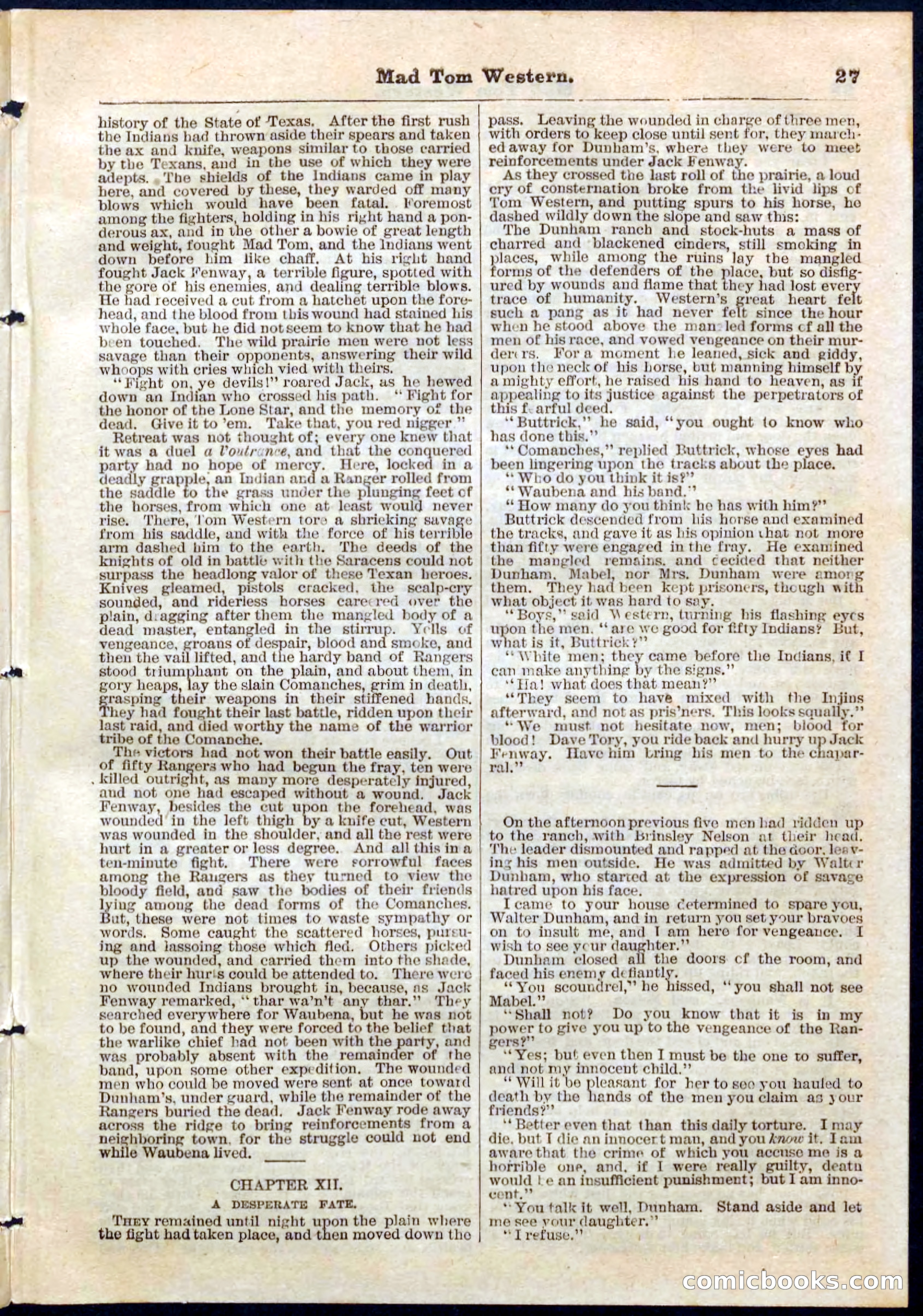 Beadle's Pocket Library No. 56 — page 27 of 32
