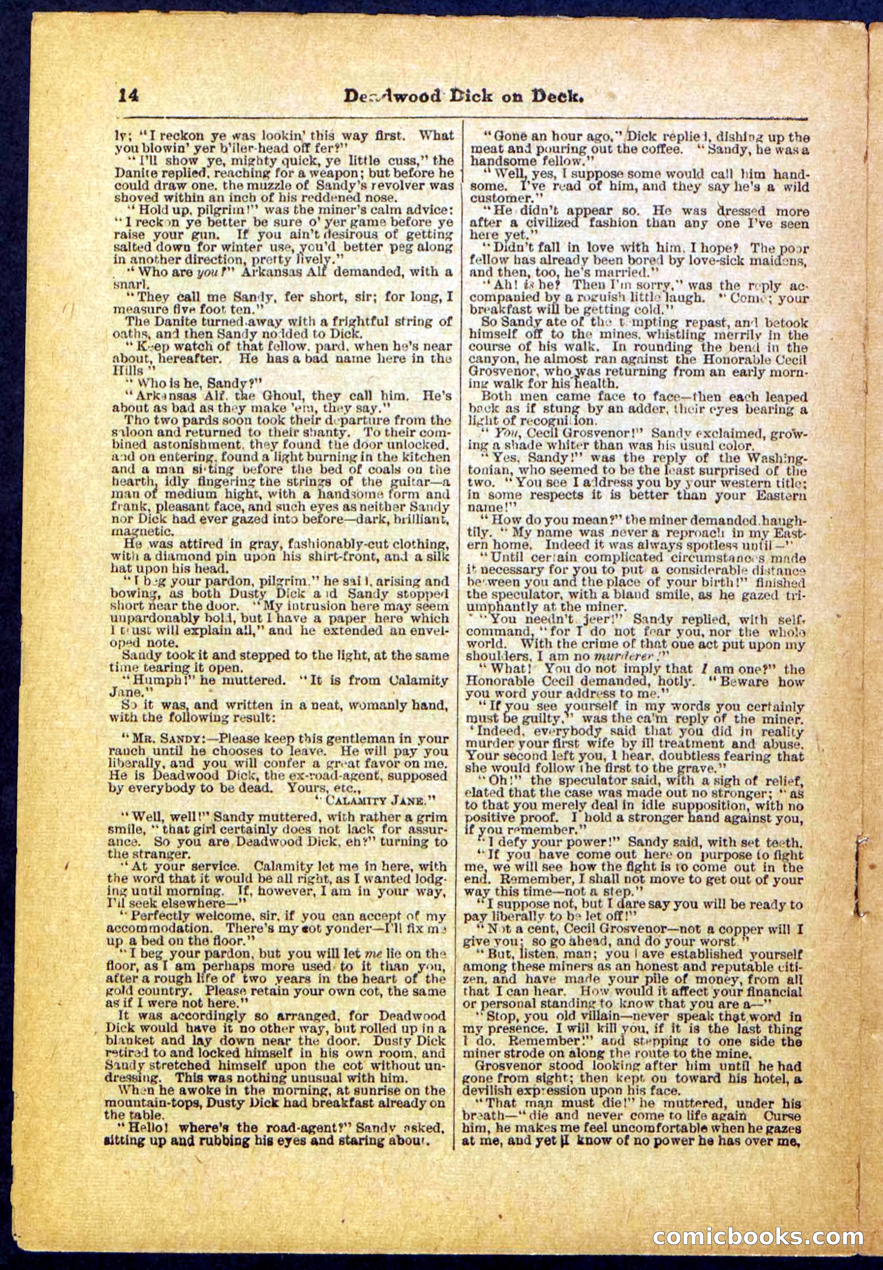 Beadle's Pocket Library, No. 57 — page 14 of 32