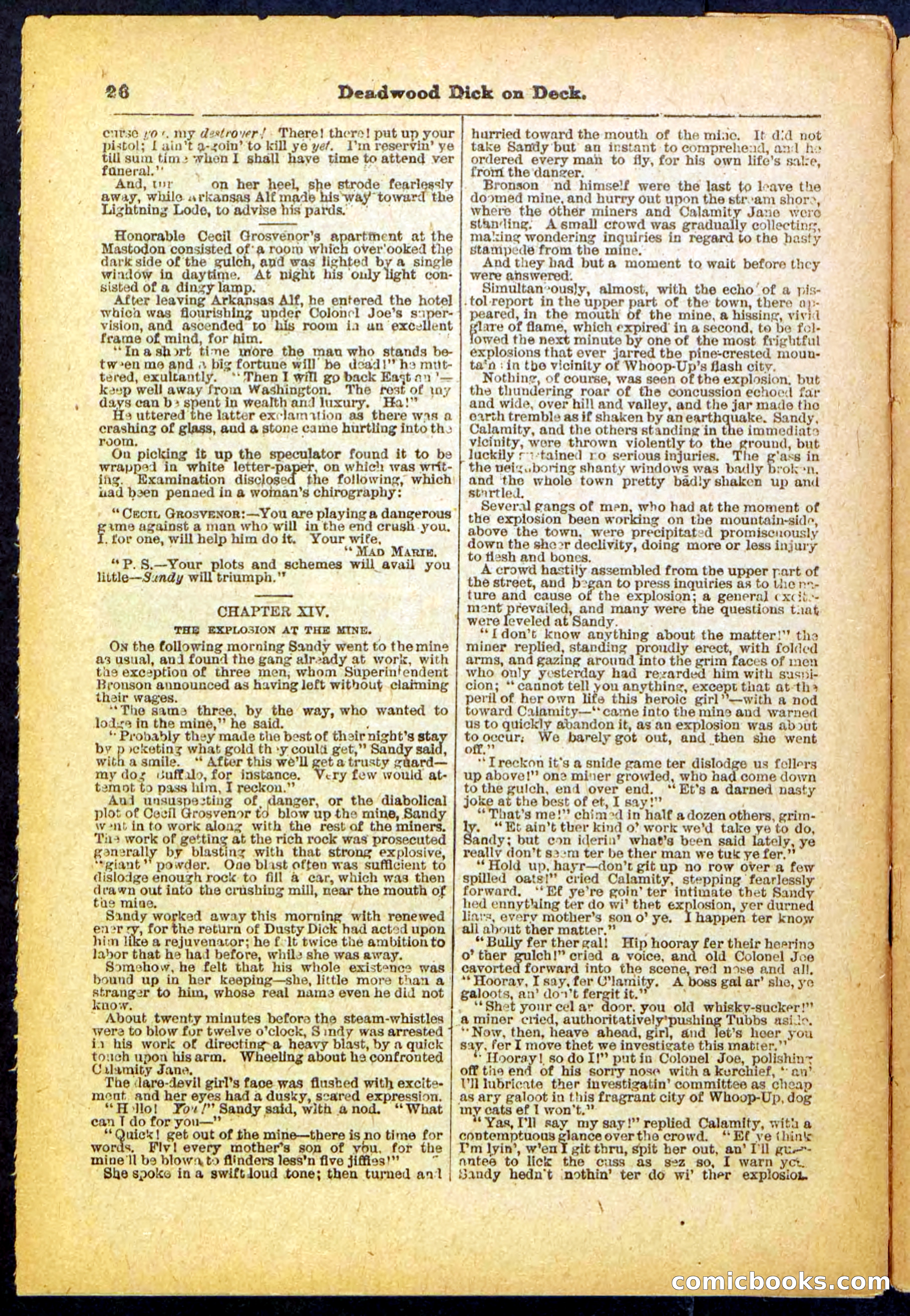 Beadle's Pocket Library, No. 57 — page 26 of 32