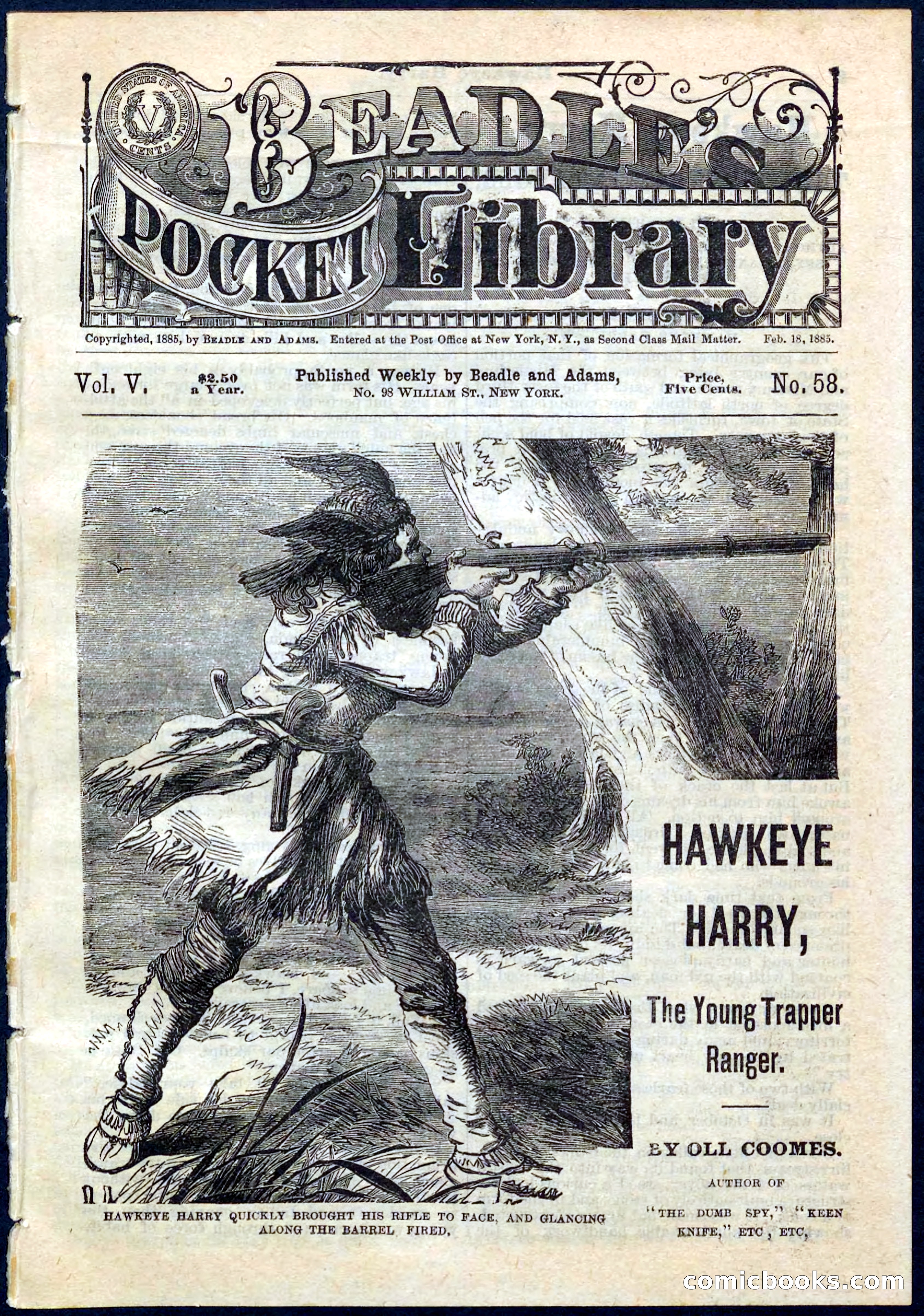 Beadle's Pocket Library No. 53 — page 1 of 32