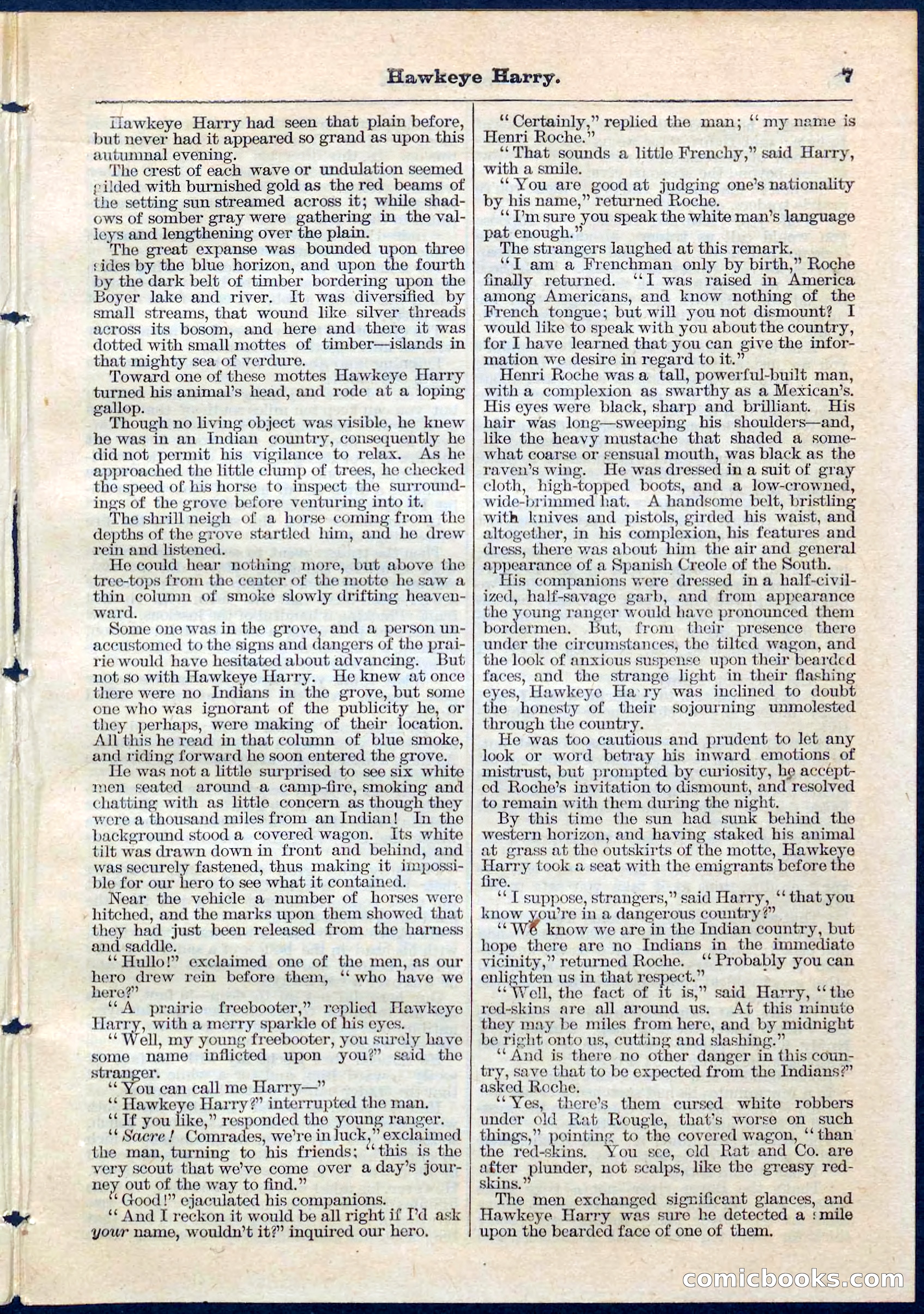 Beadle's Pocket Library No. 53 — page 7 of 32