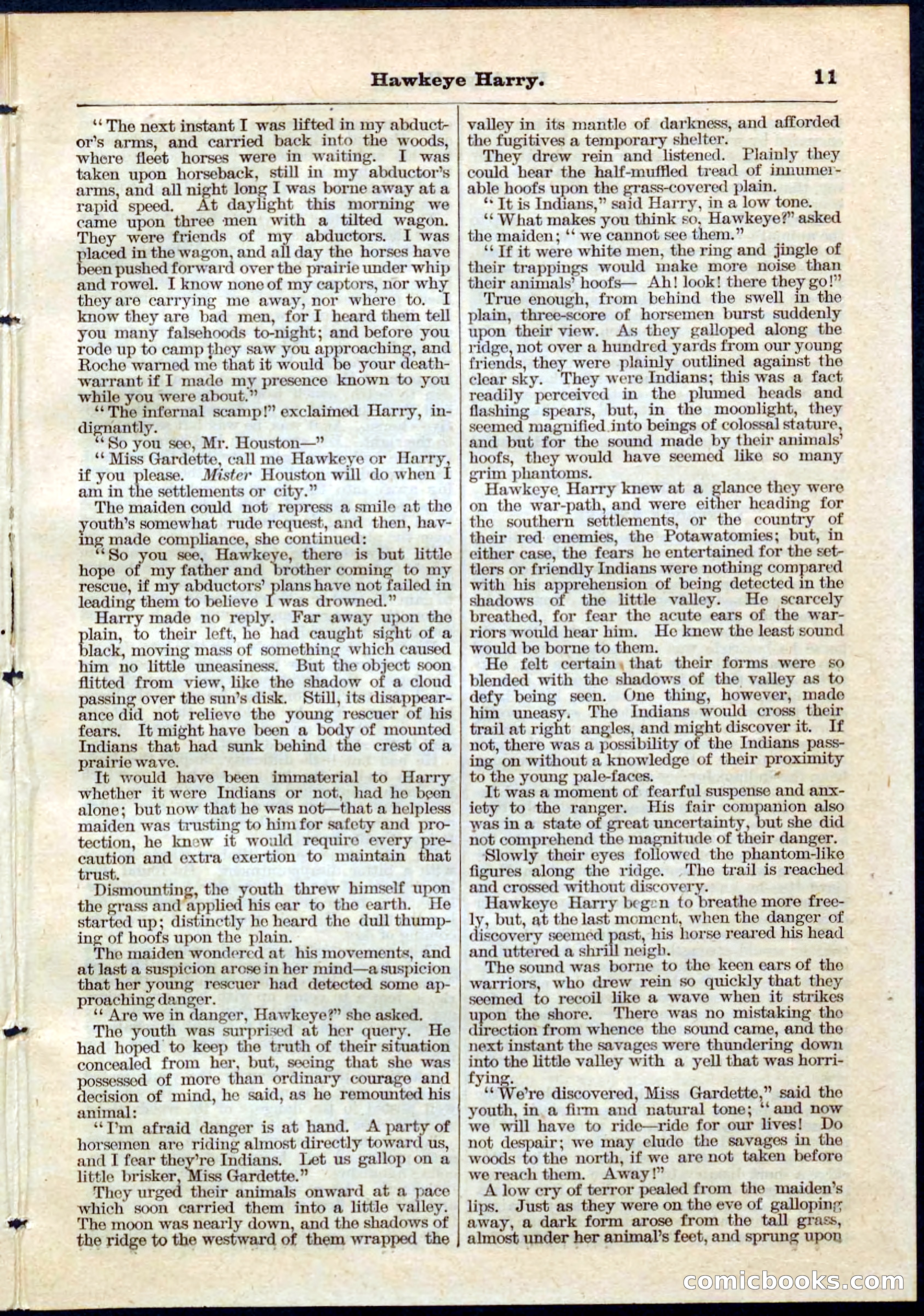 Beadle's Pocket Library No. 53 — page 11 of 32