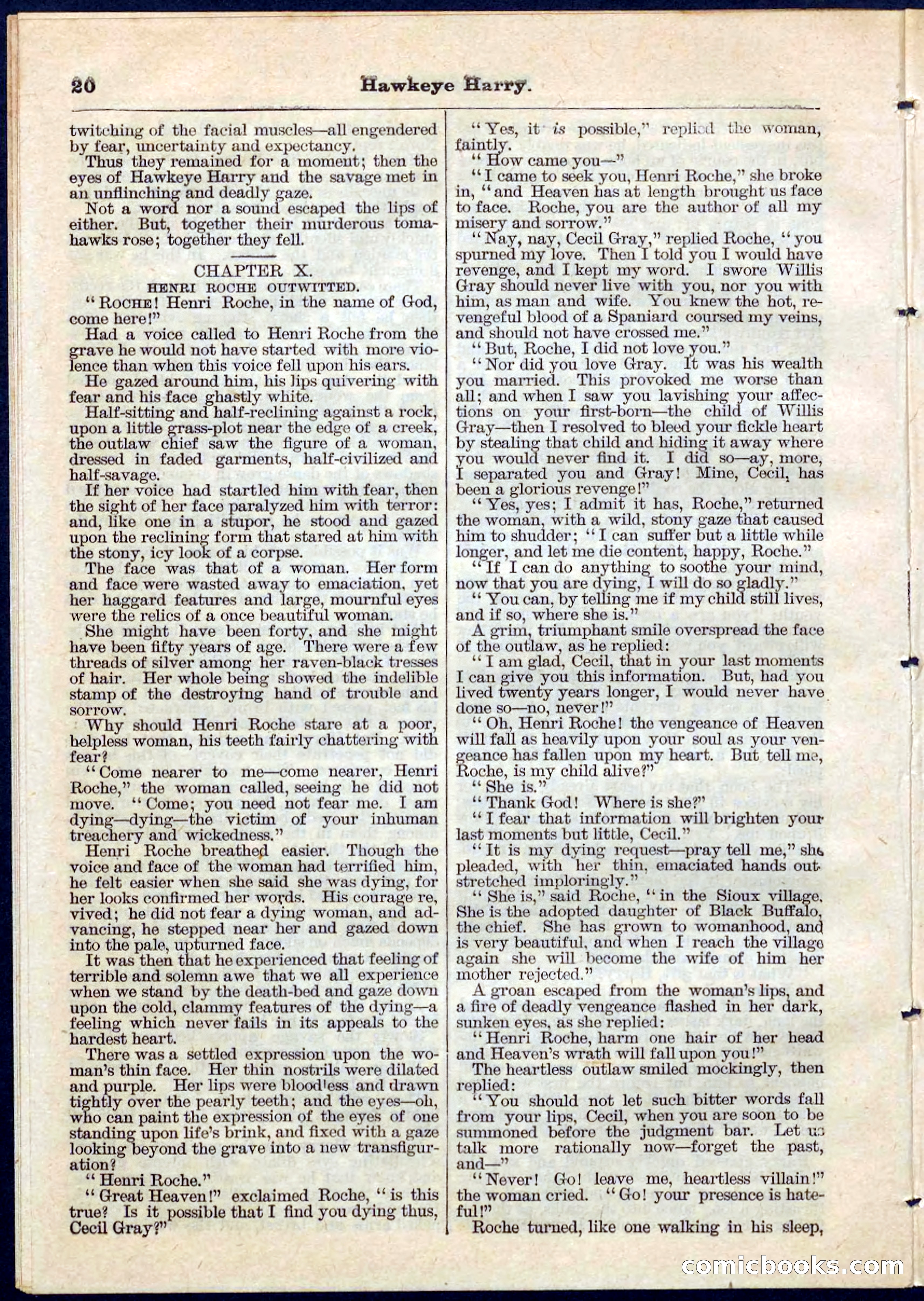 Beadle's Pocket Library No. 53 — page 20 of 32