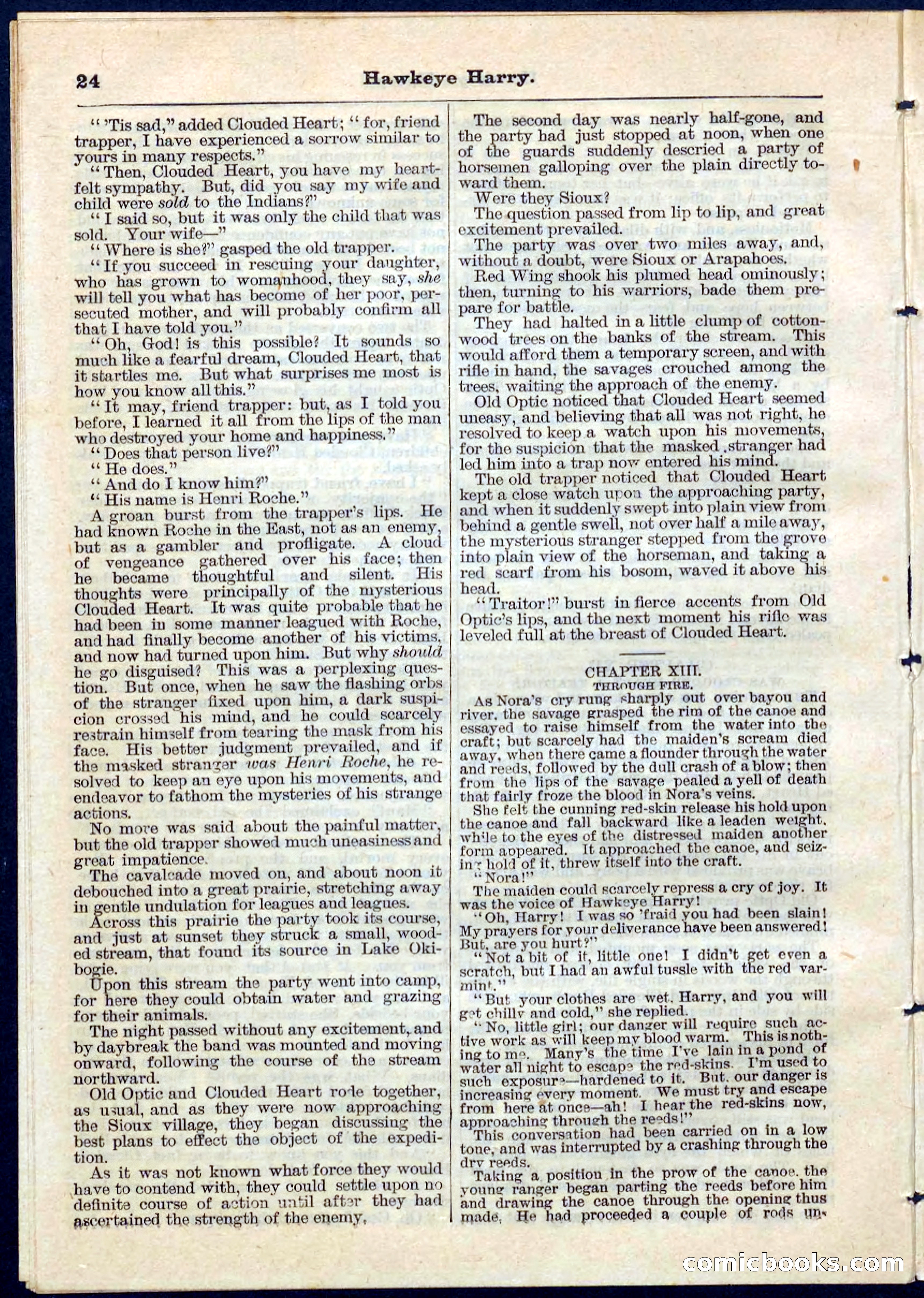 Beadle's Pocket Library No. 53 — page 24 of 32