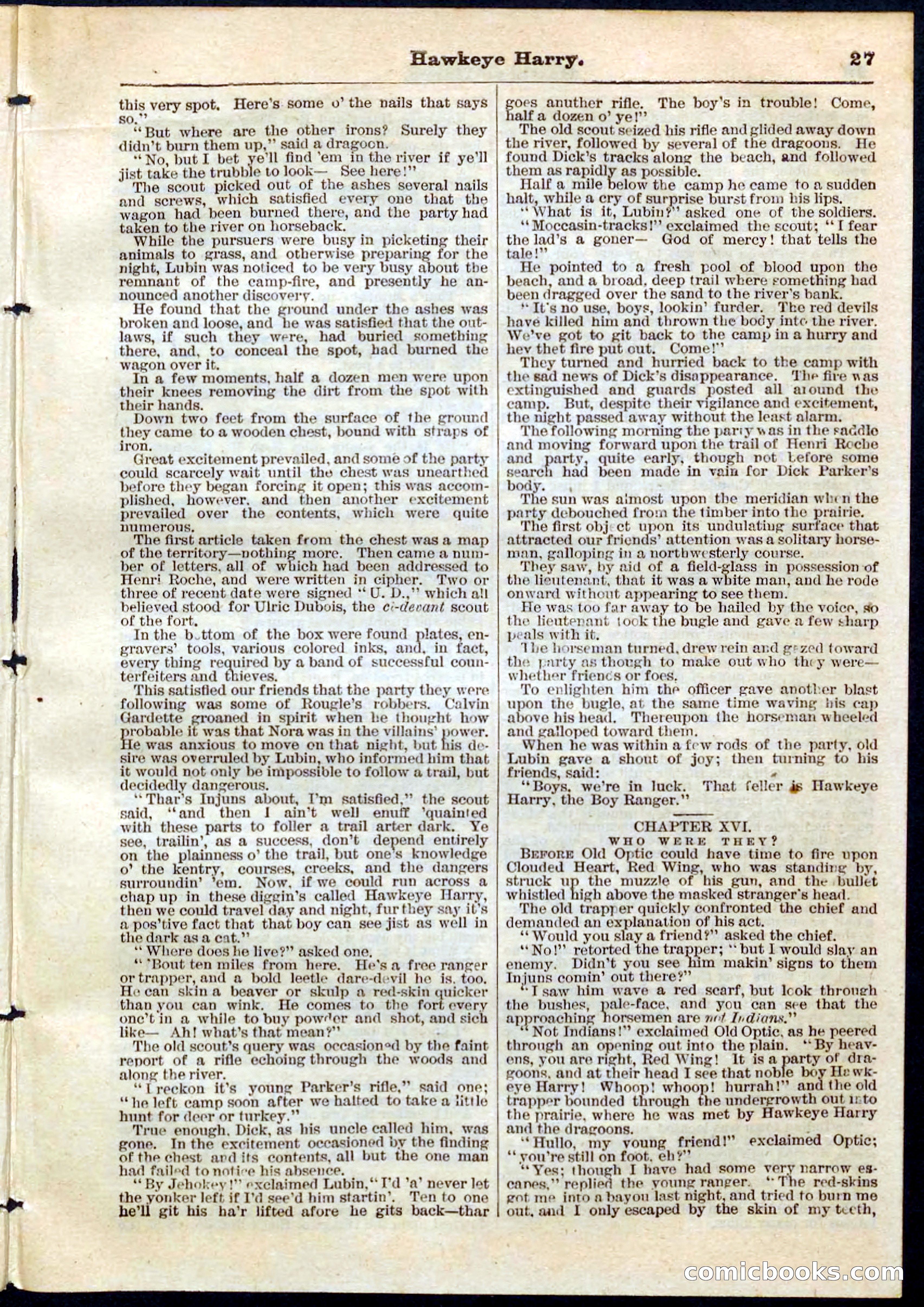 Beadle's Pocket Library No. 53 — page 27 of 32