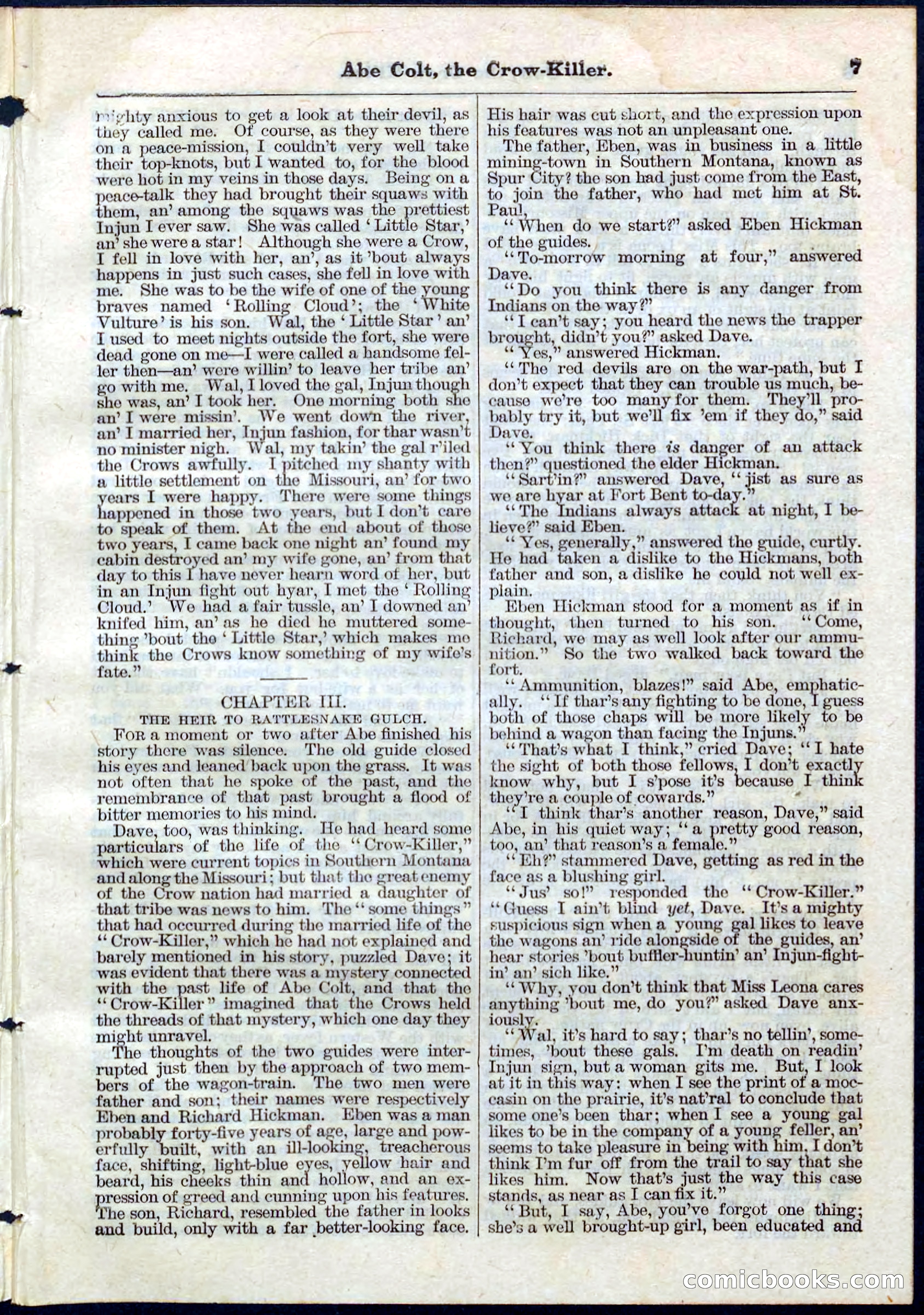 Beadle's Pocket Library No. 60 — page 7 of 32