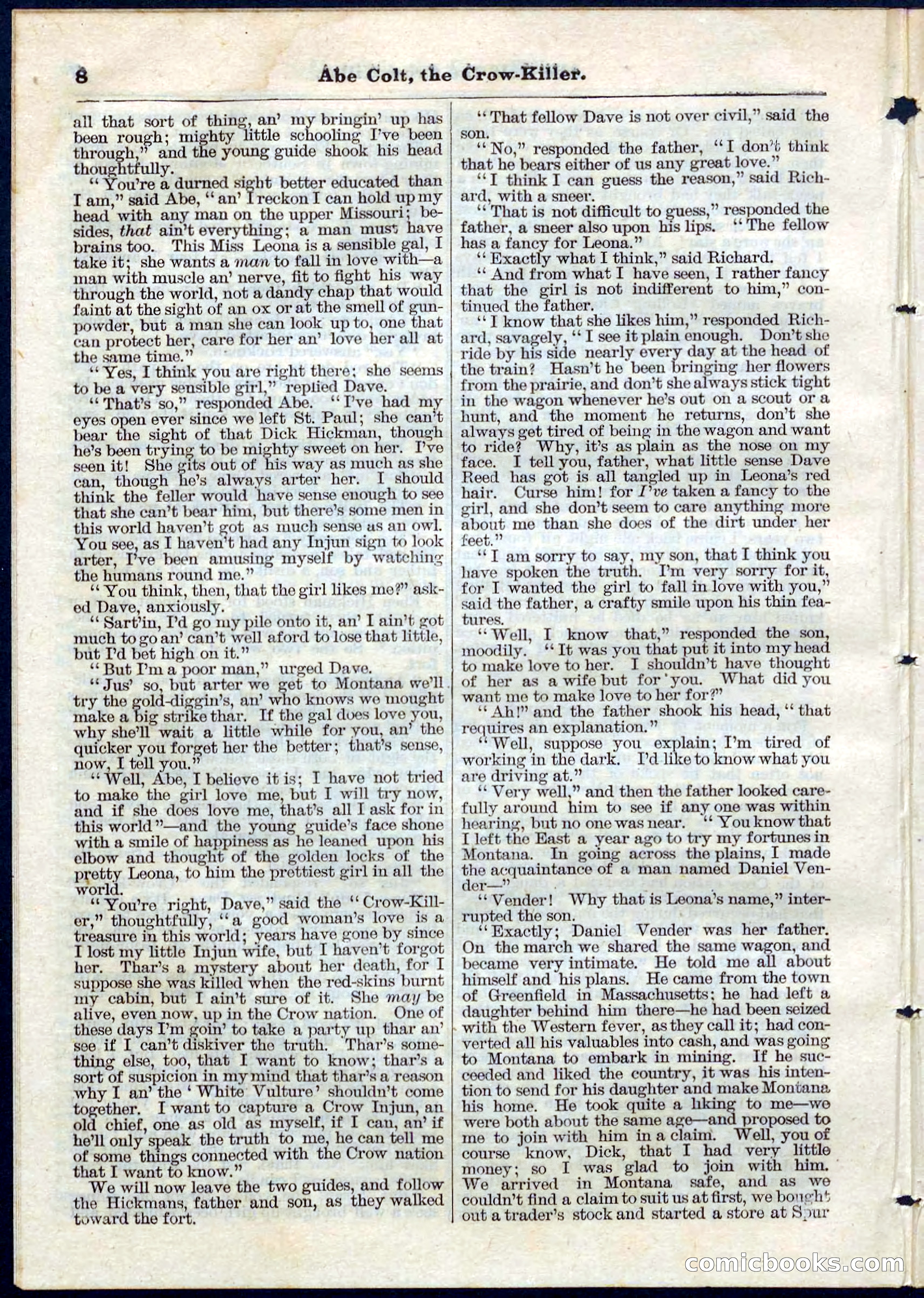 Beadle's Pocket Library No. 60 — page 8 of 32