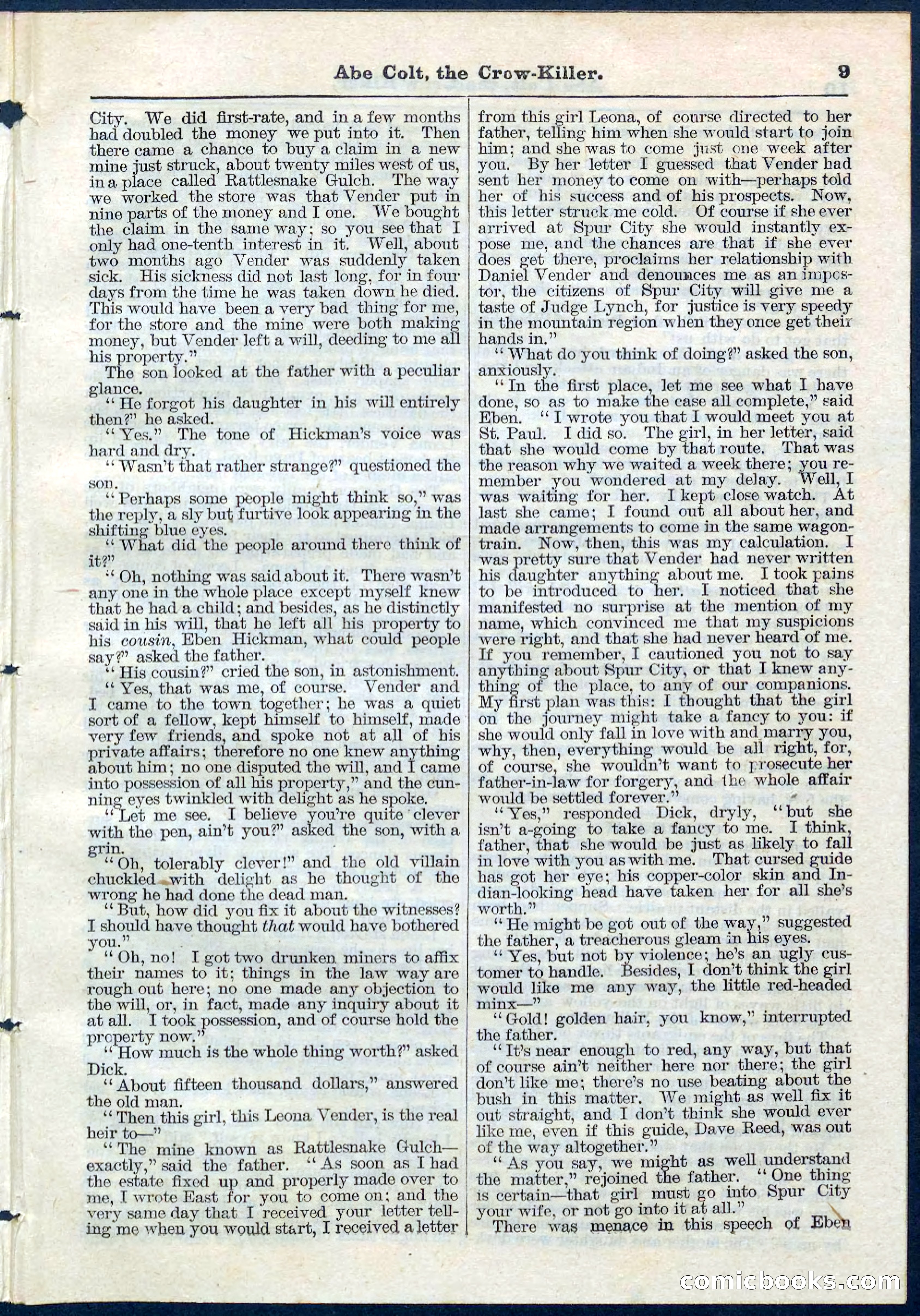 Beadle's Pocket Library No. 60 — page 9 of 32