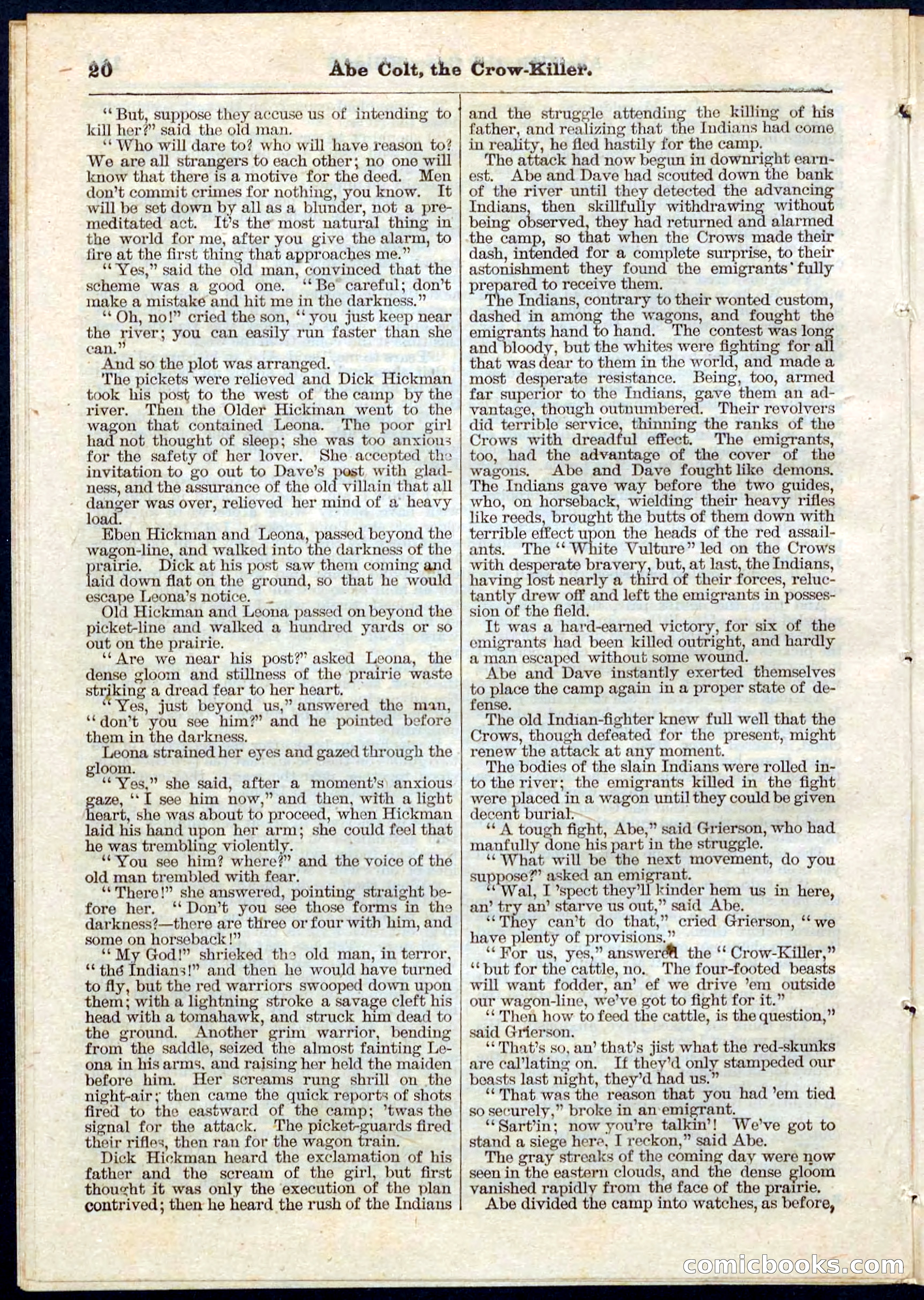 Beadle's Pocket Library No. 60 — page 20 of 32