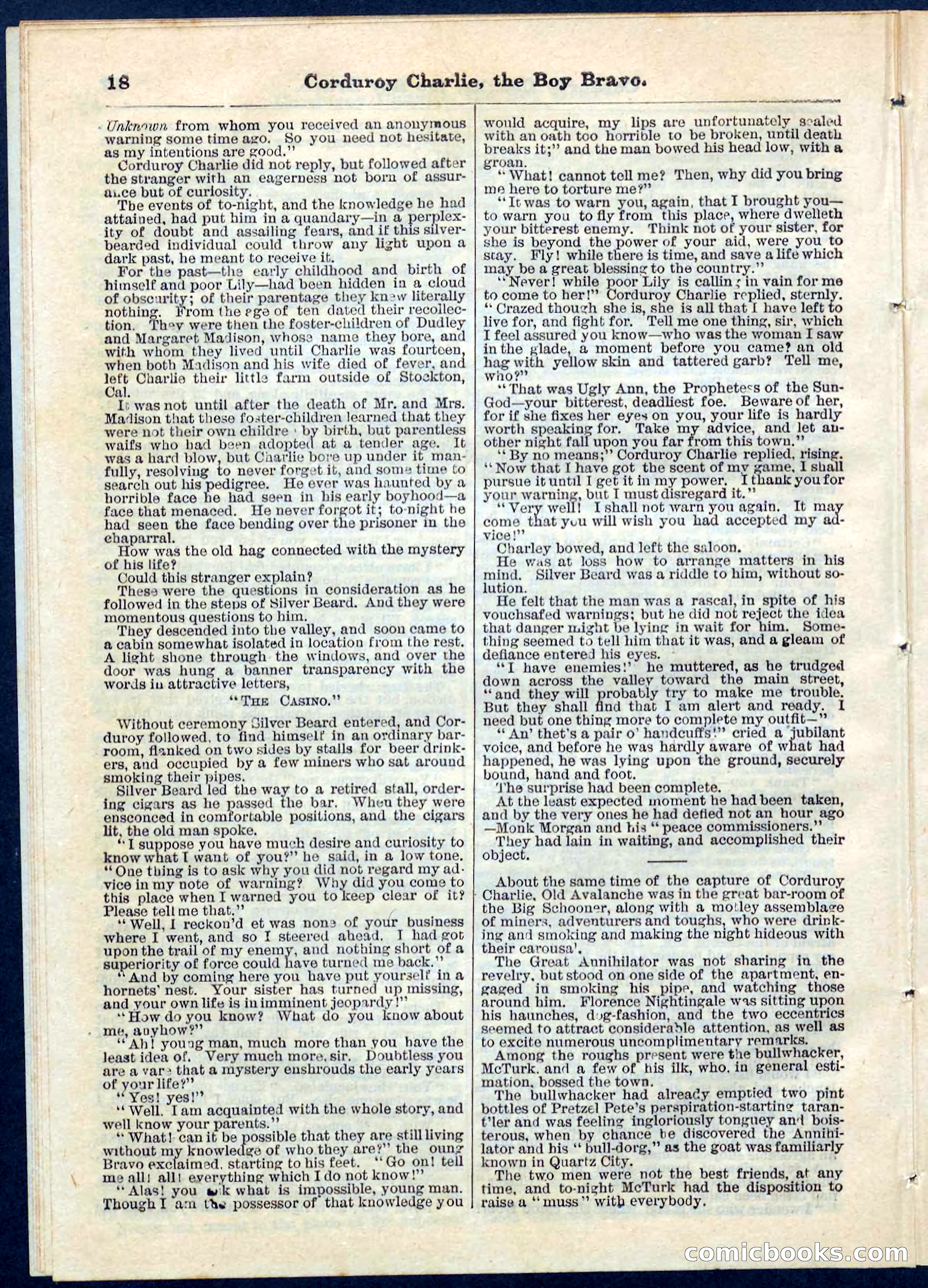 Beadle's Pocket Library No. 61 — page 18 of 32