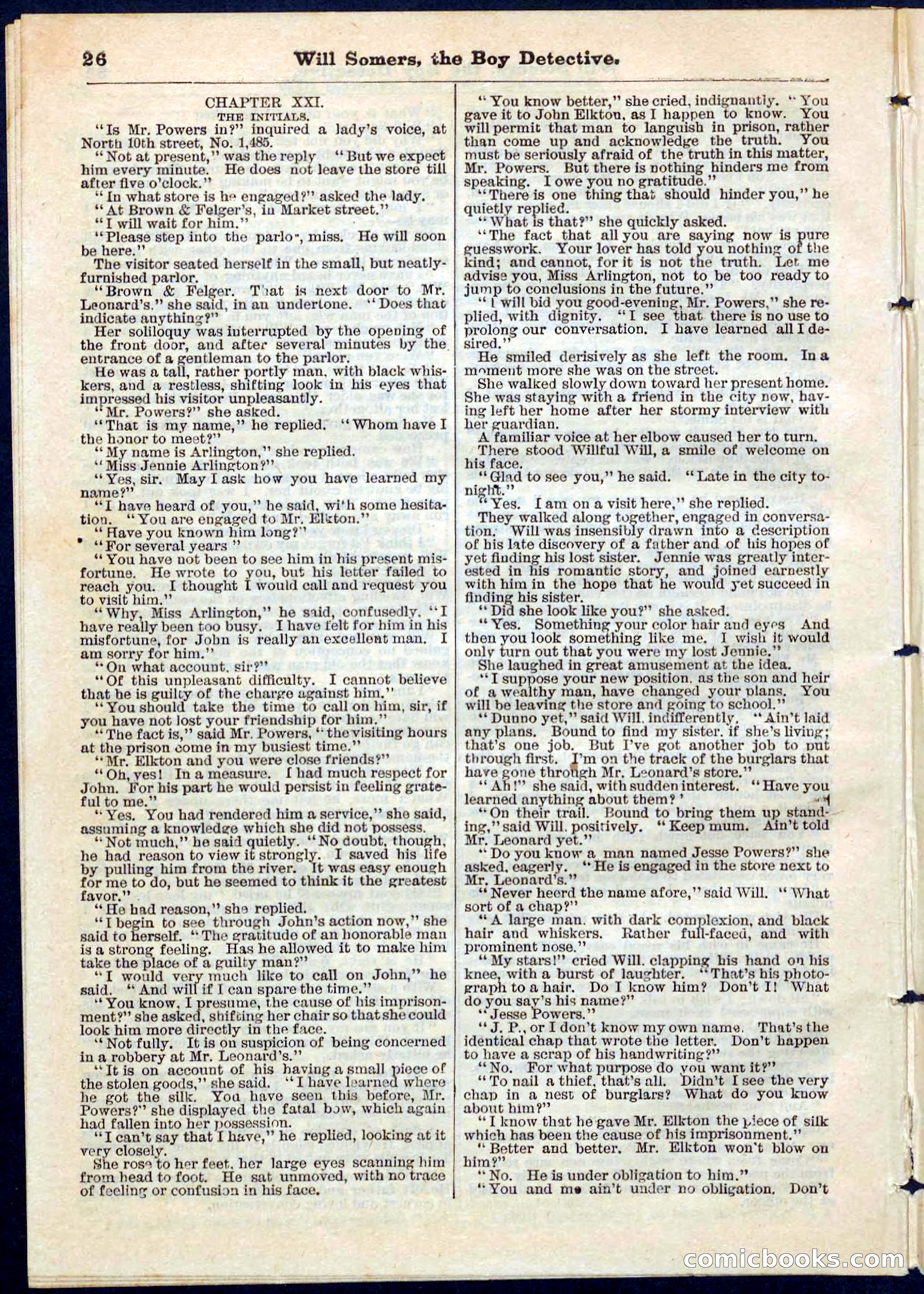 Beadle's Pocket Library No. 62 — page 26 of 32