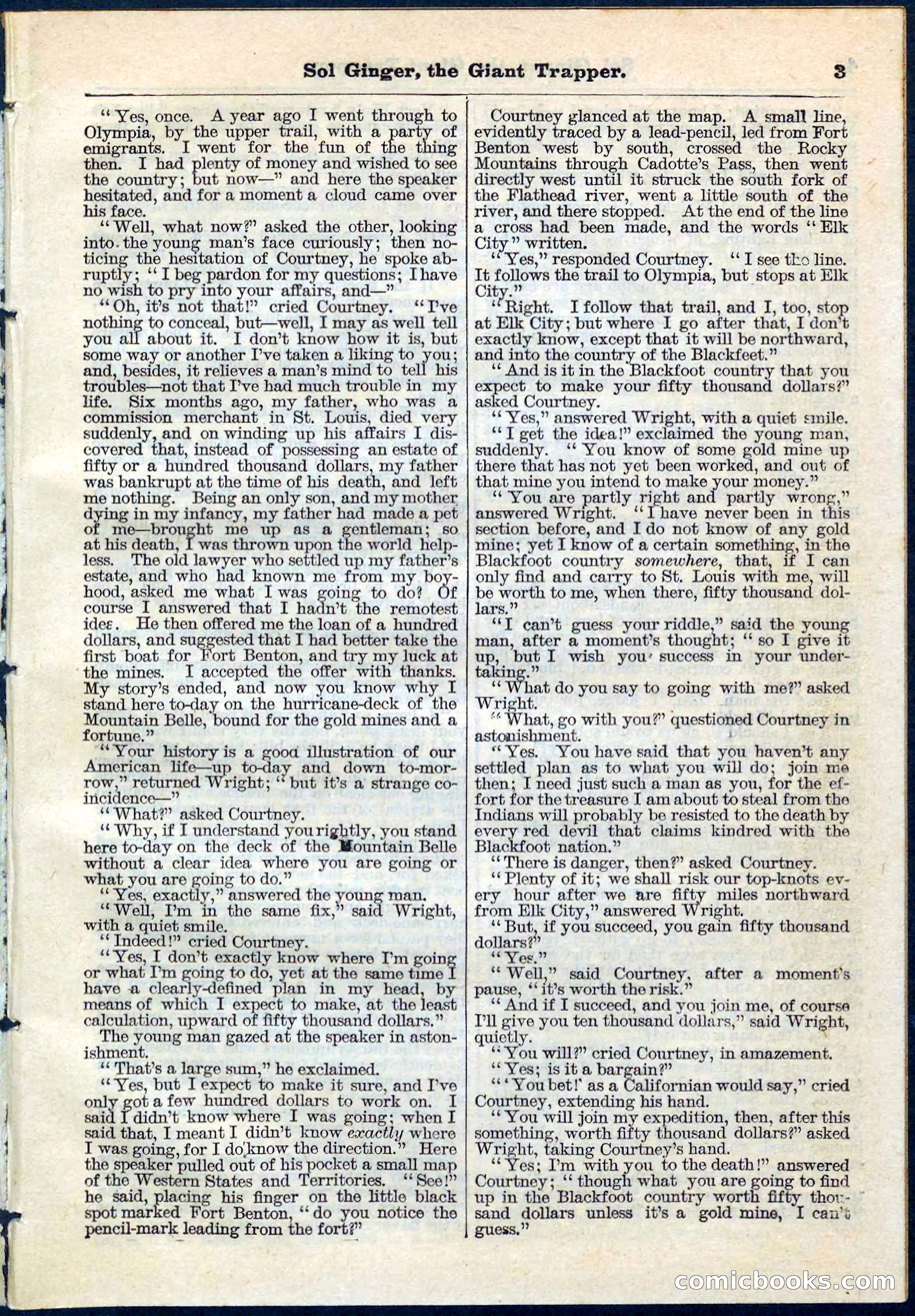 Beadle's Pocket Library, No. 63 — page 3 of 32