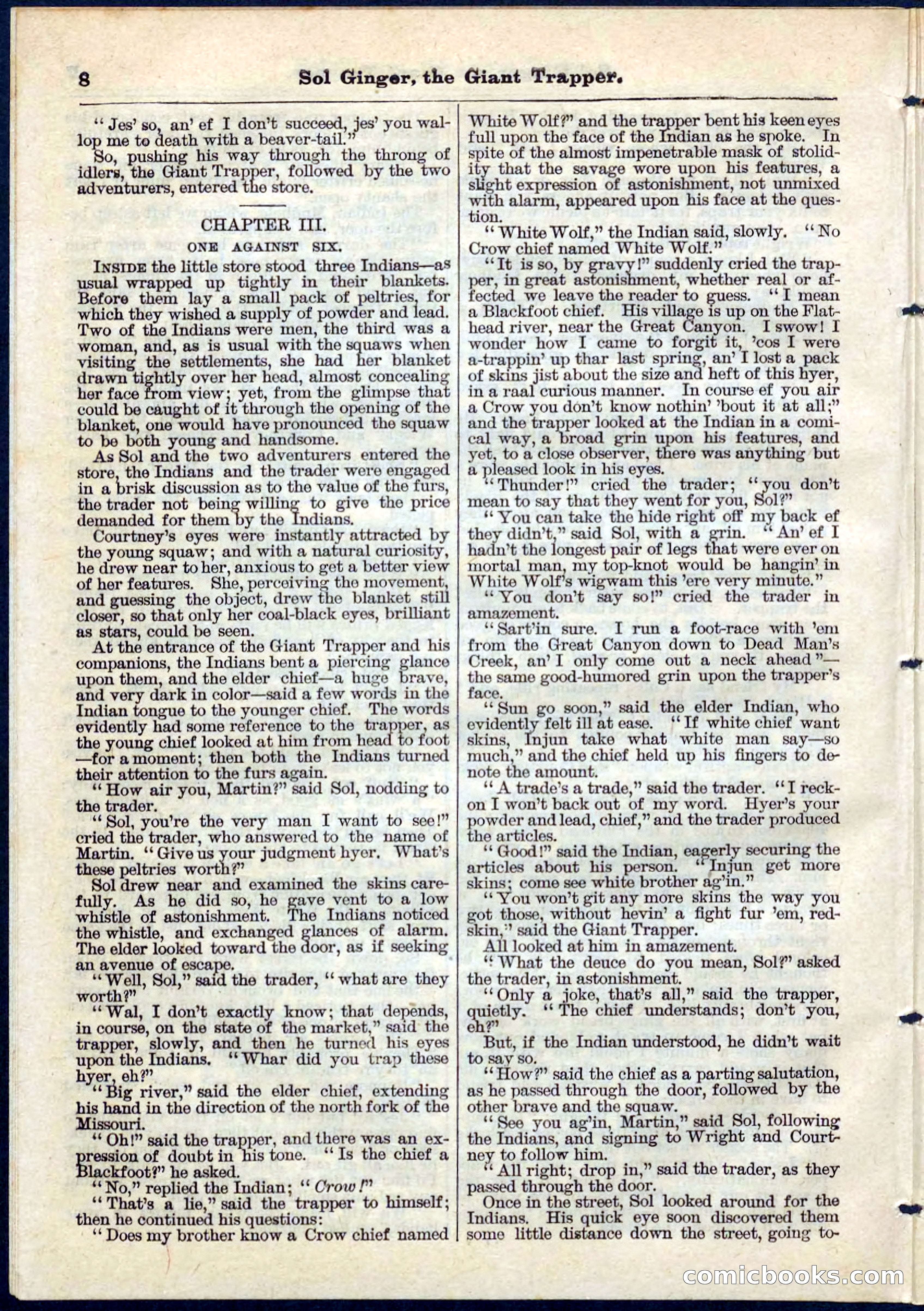 Beadle's Pocket Library, No. 63 — page 8 of 32