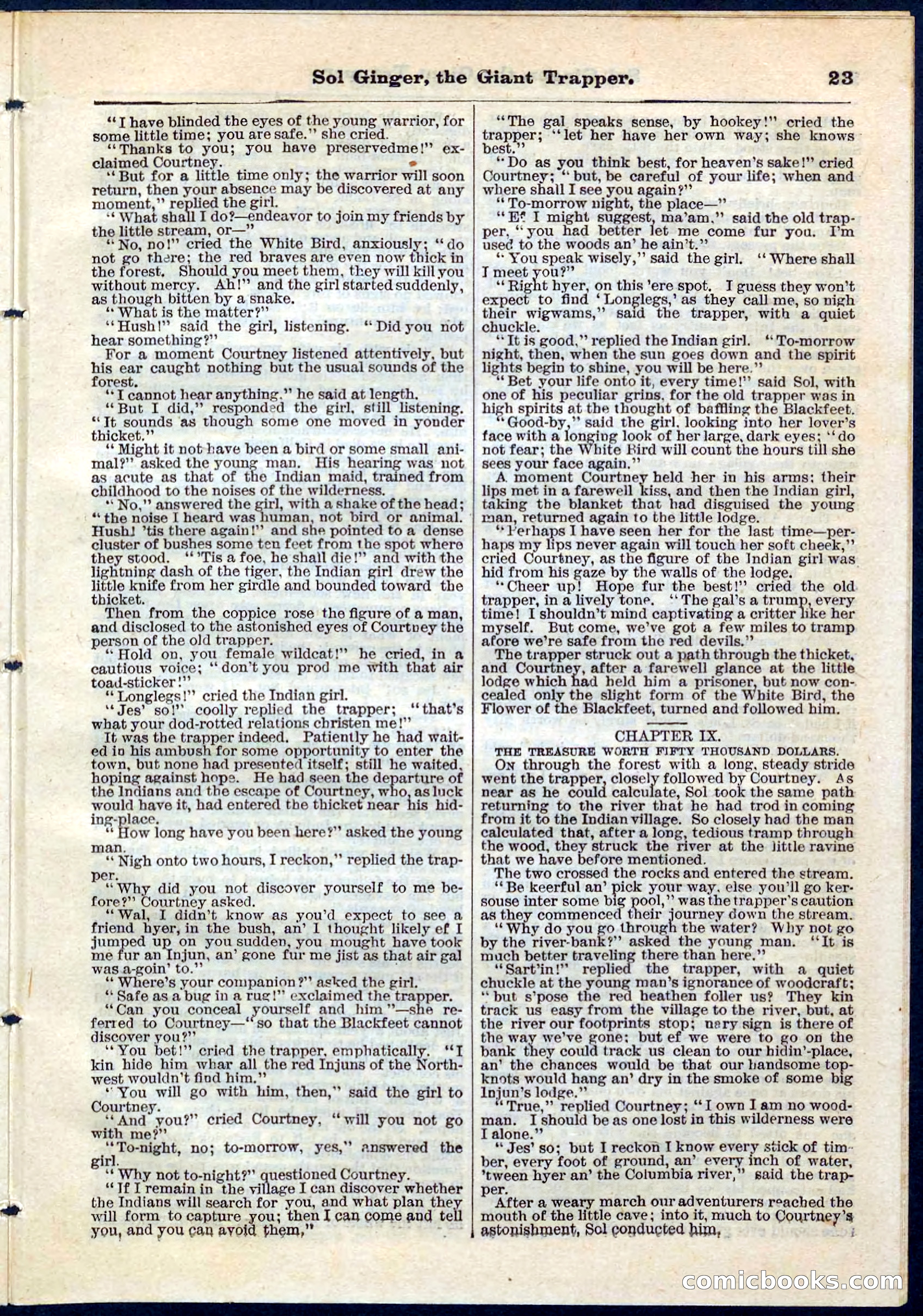 Beadle's Pocket Library, No. 63 — page 23 of 32