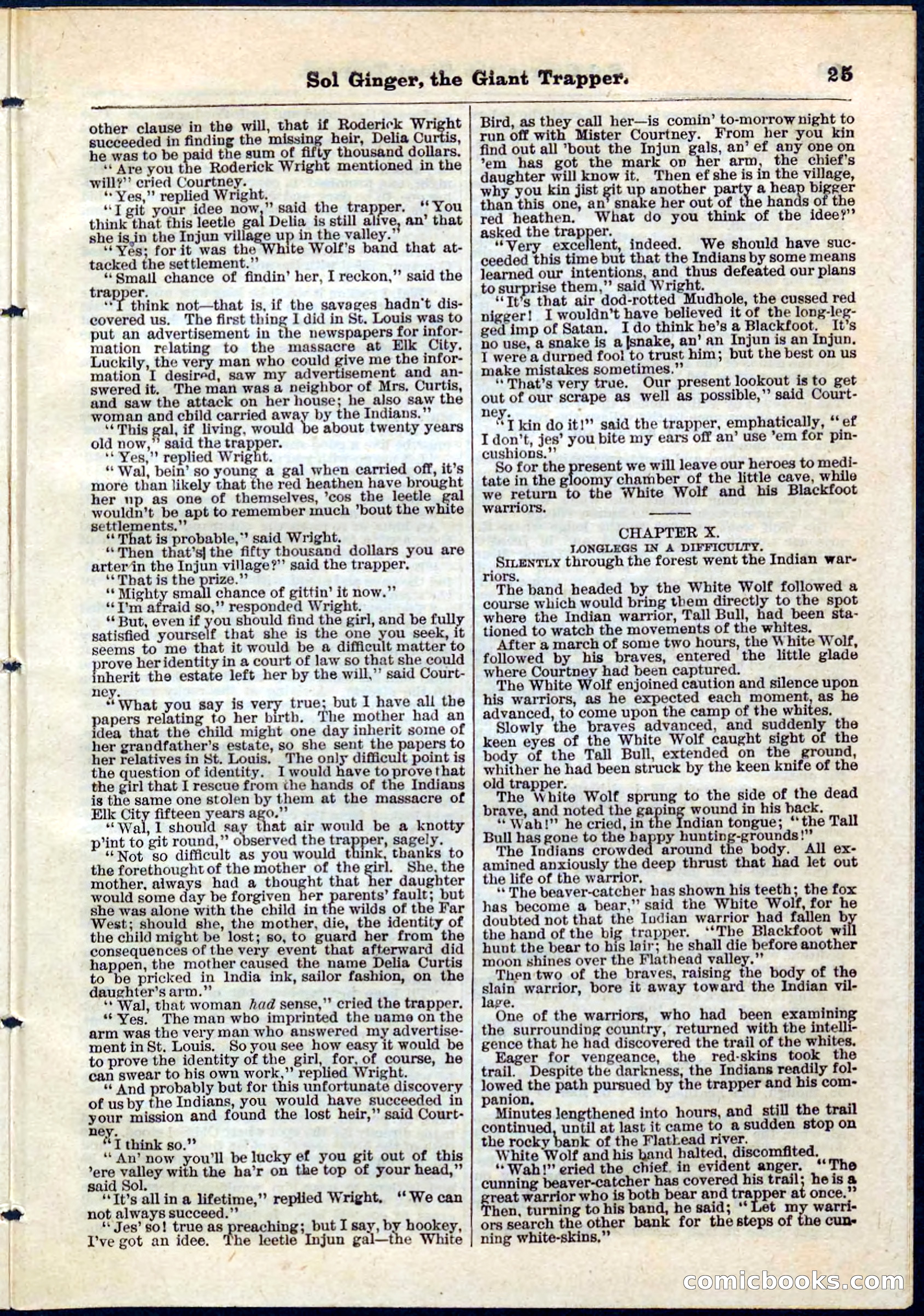 Beadle's Pocket Library, No. 63 — page 25 of 32
