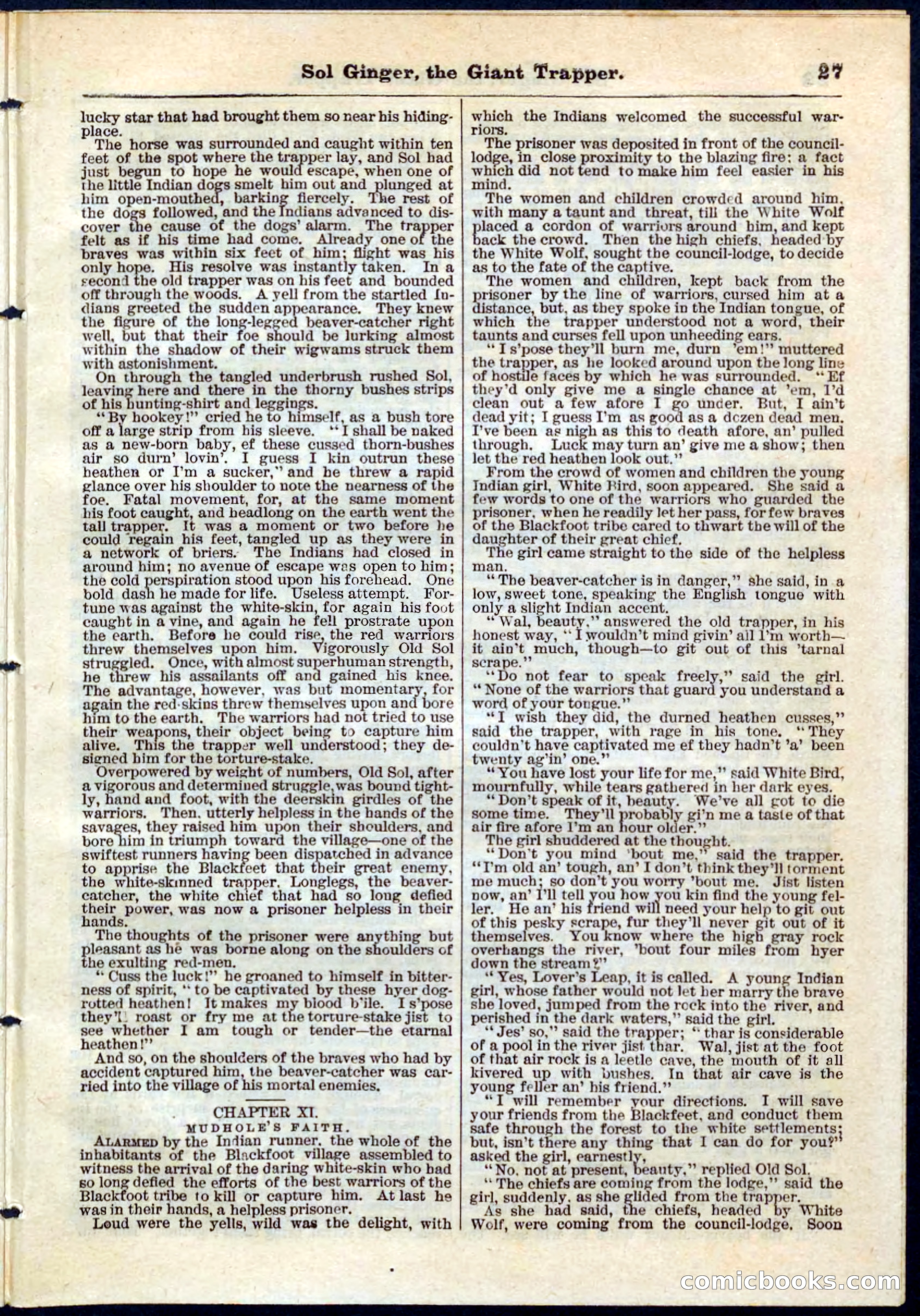 Beadle's Pocket Library, No. 63 — page 27 of 32
