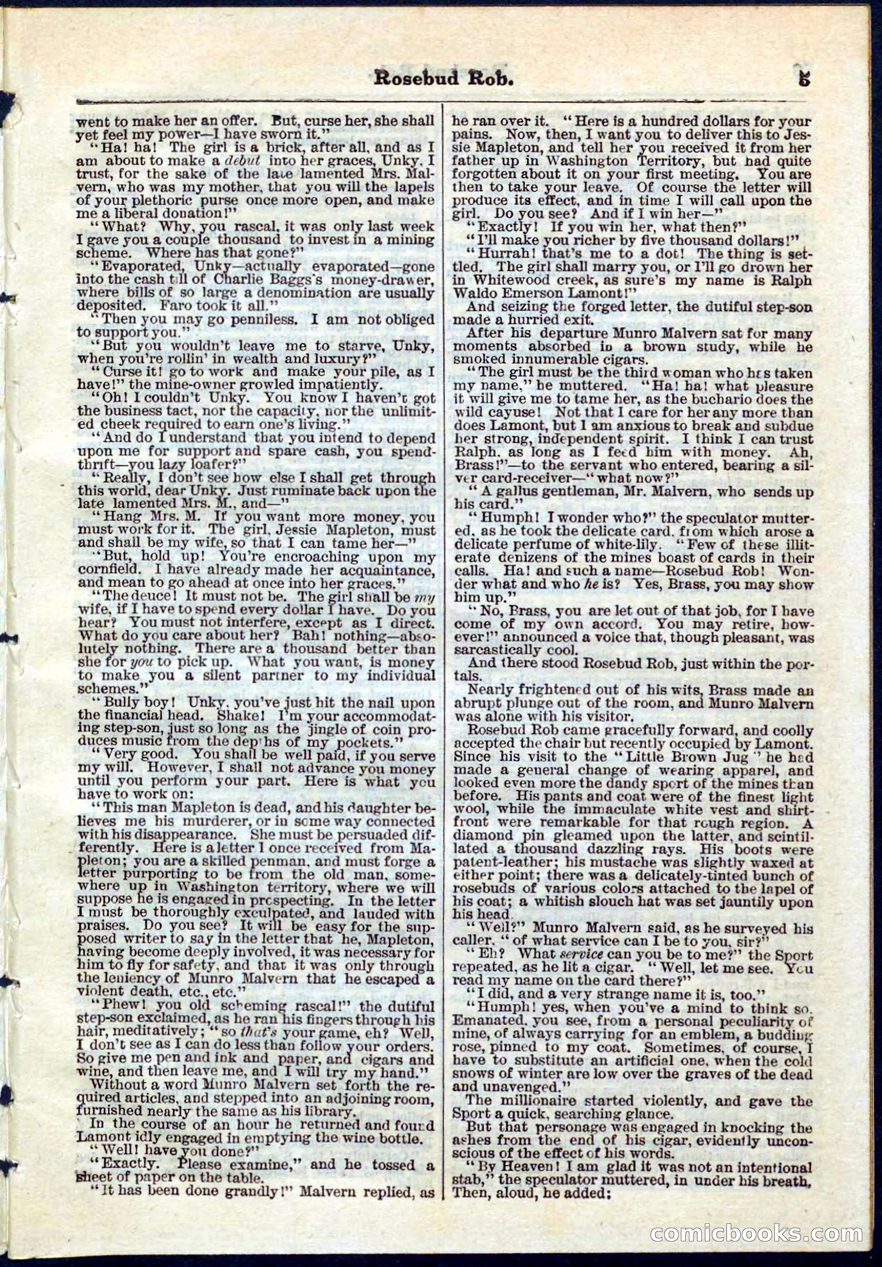 Beadle's Pocket Library, No. 64 — page 5 of 32