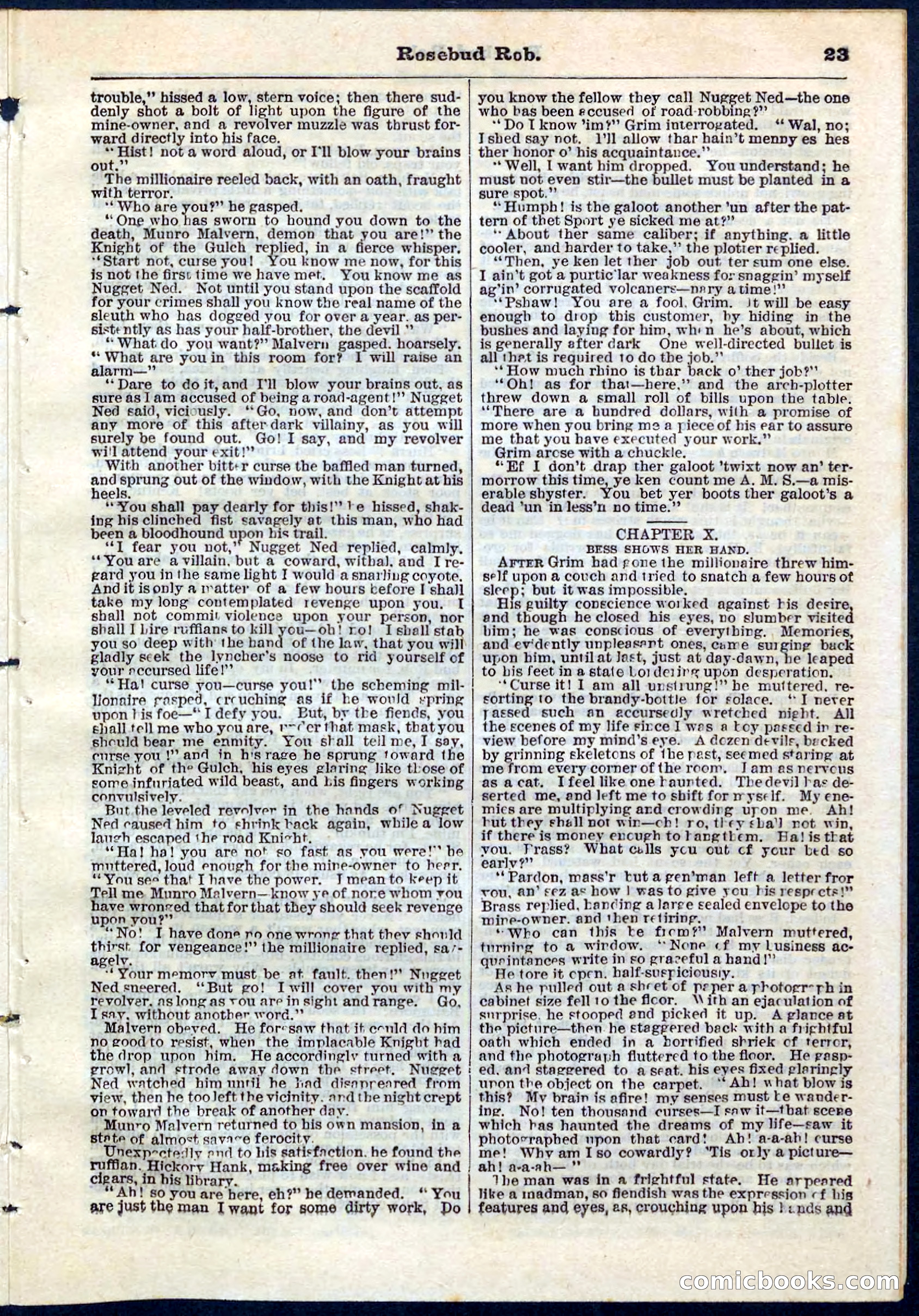 Beadle's Pocket Library, No. 64 — page 23 of 32