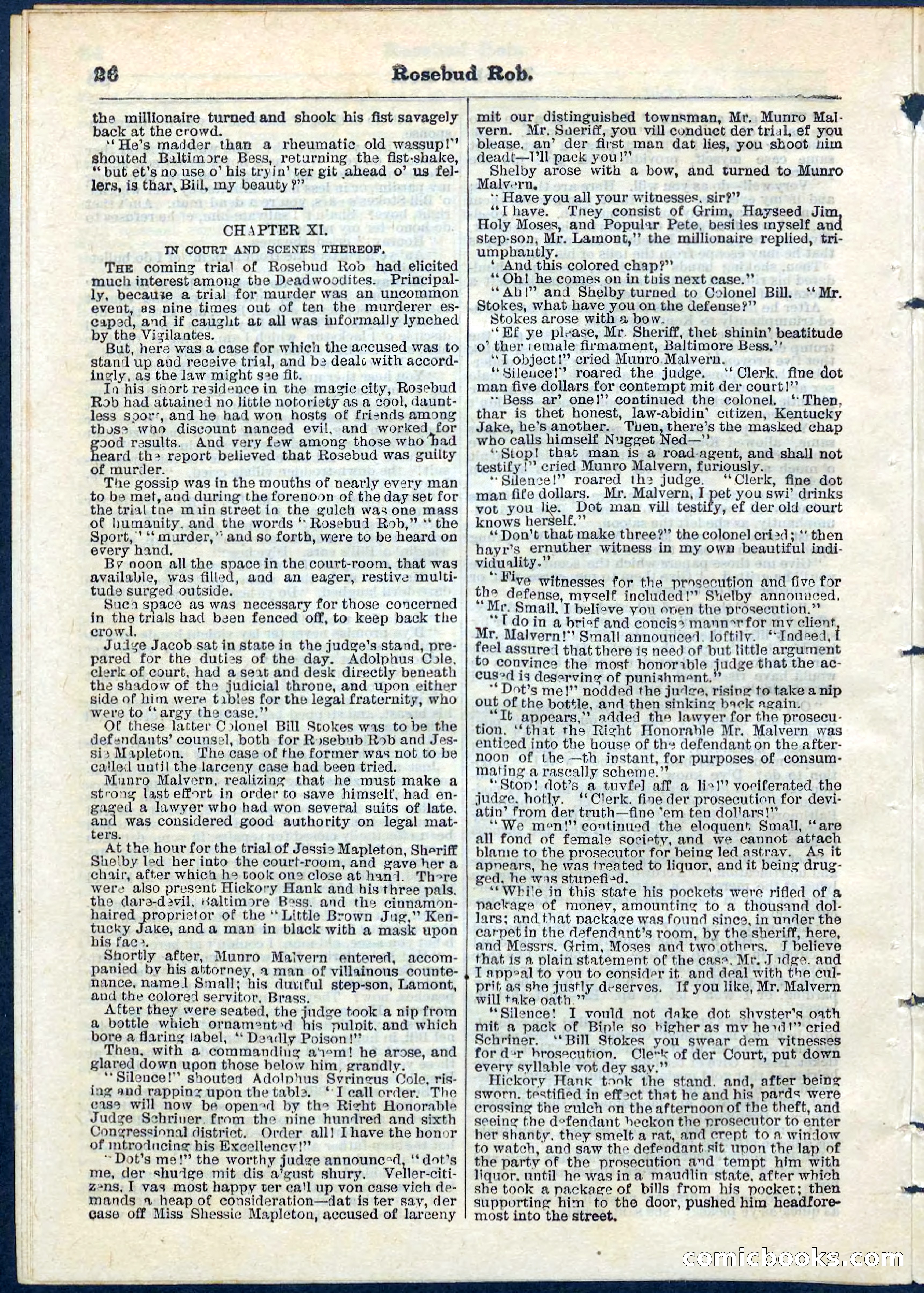 Beadle's Pocket Library, No. 64 — page 26 of 32