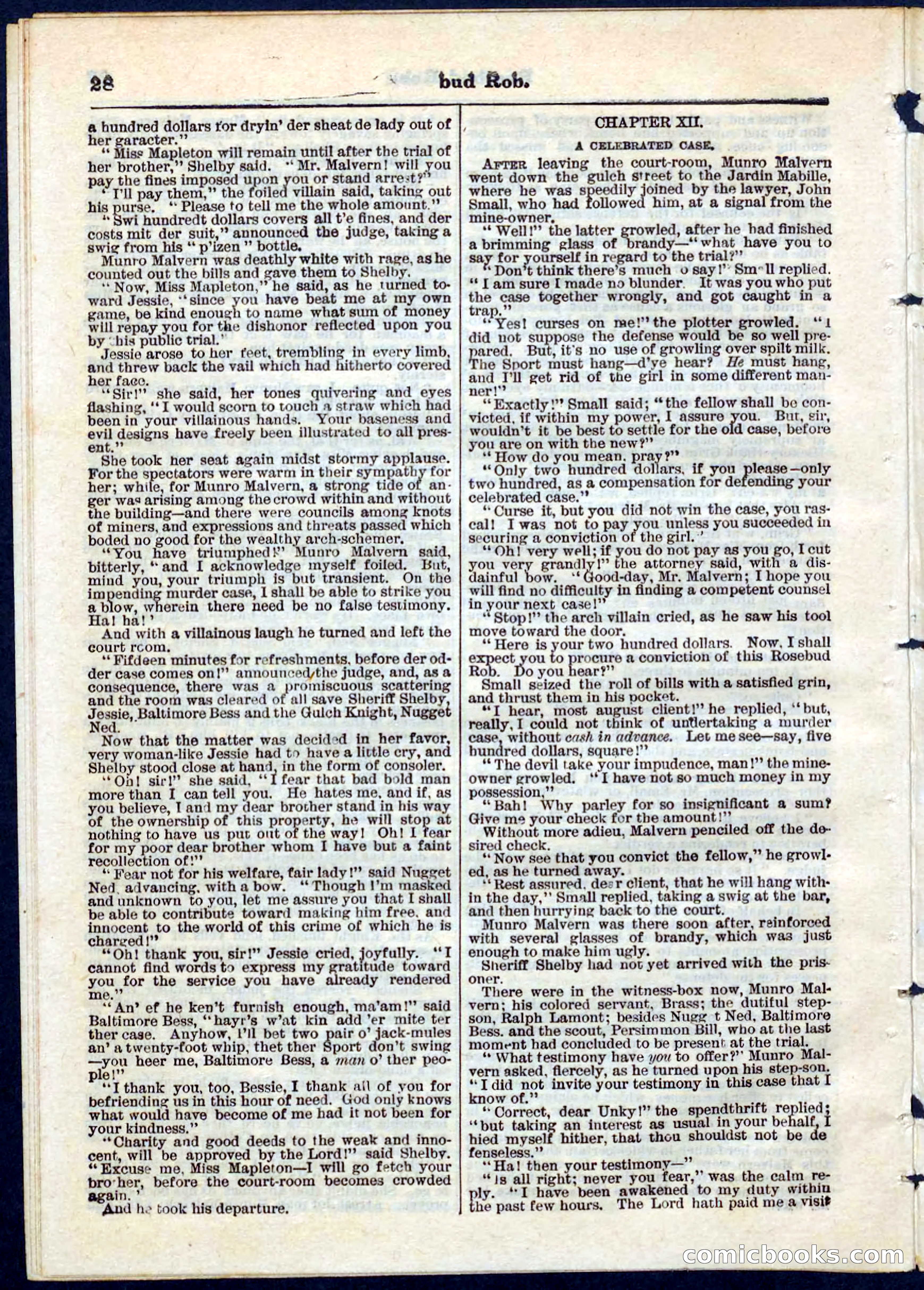 Beadle's Pocket Library, No. 64 — page 28 of 32