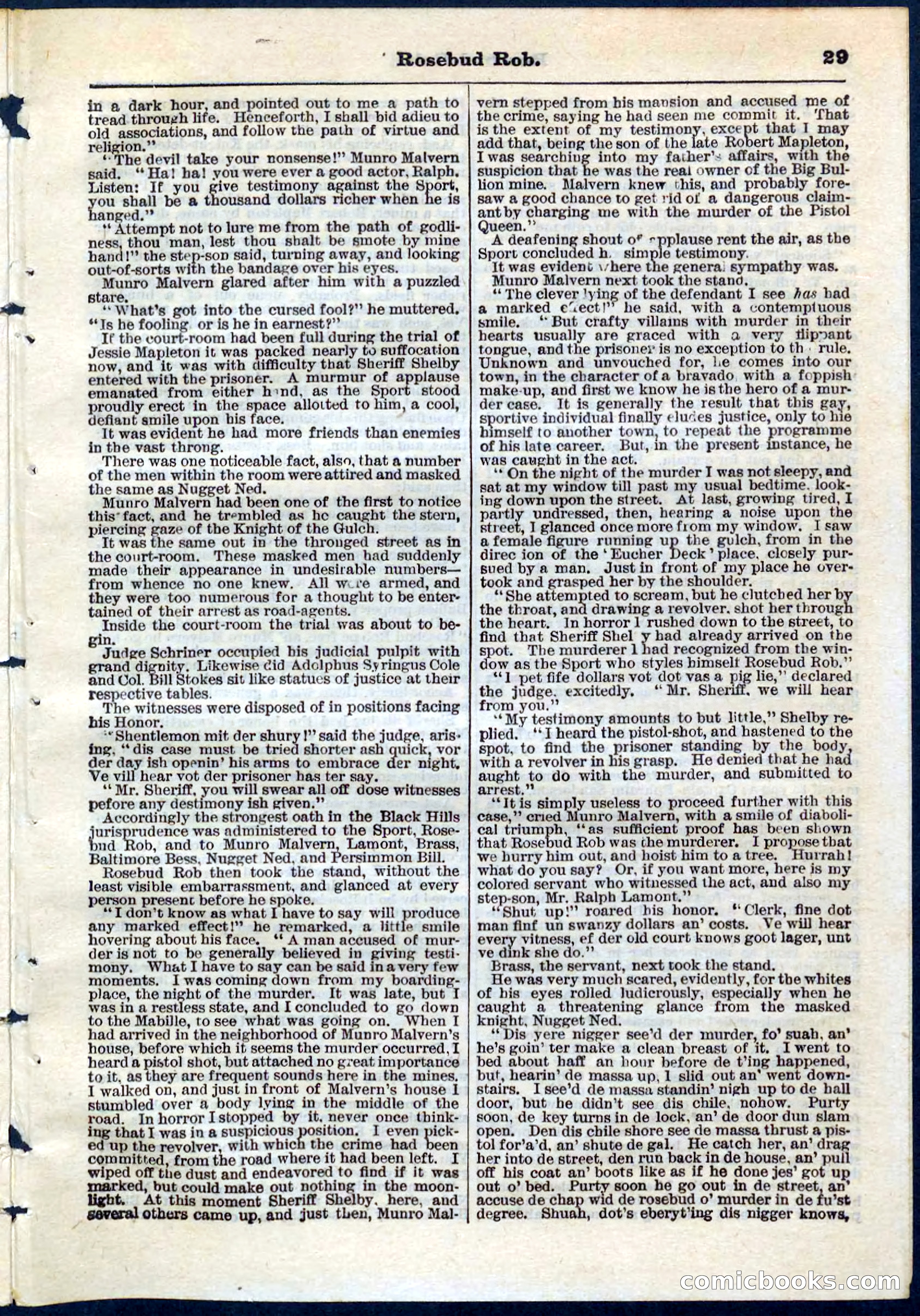 Beadle's Pocket Library, No. 64 — page 29 of 32