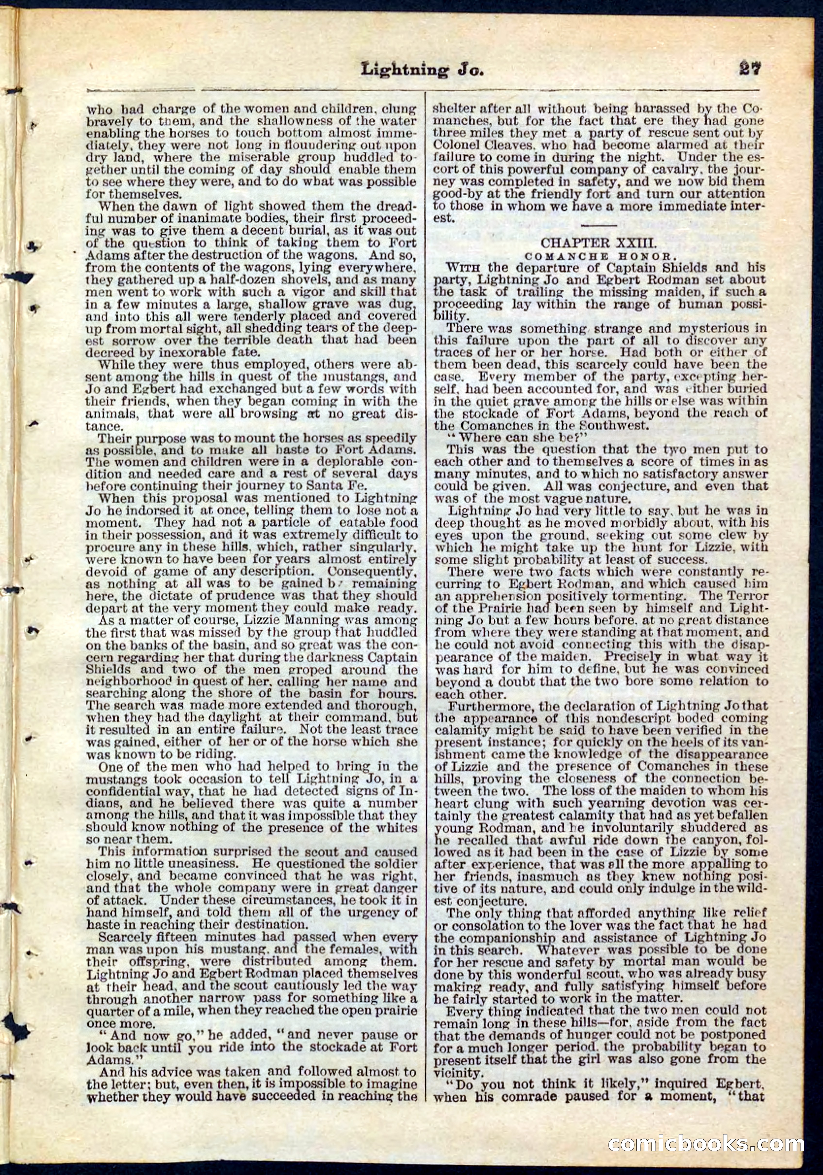 Beadle's Pocket Library No. 65 — page 27 of 32