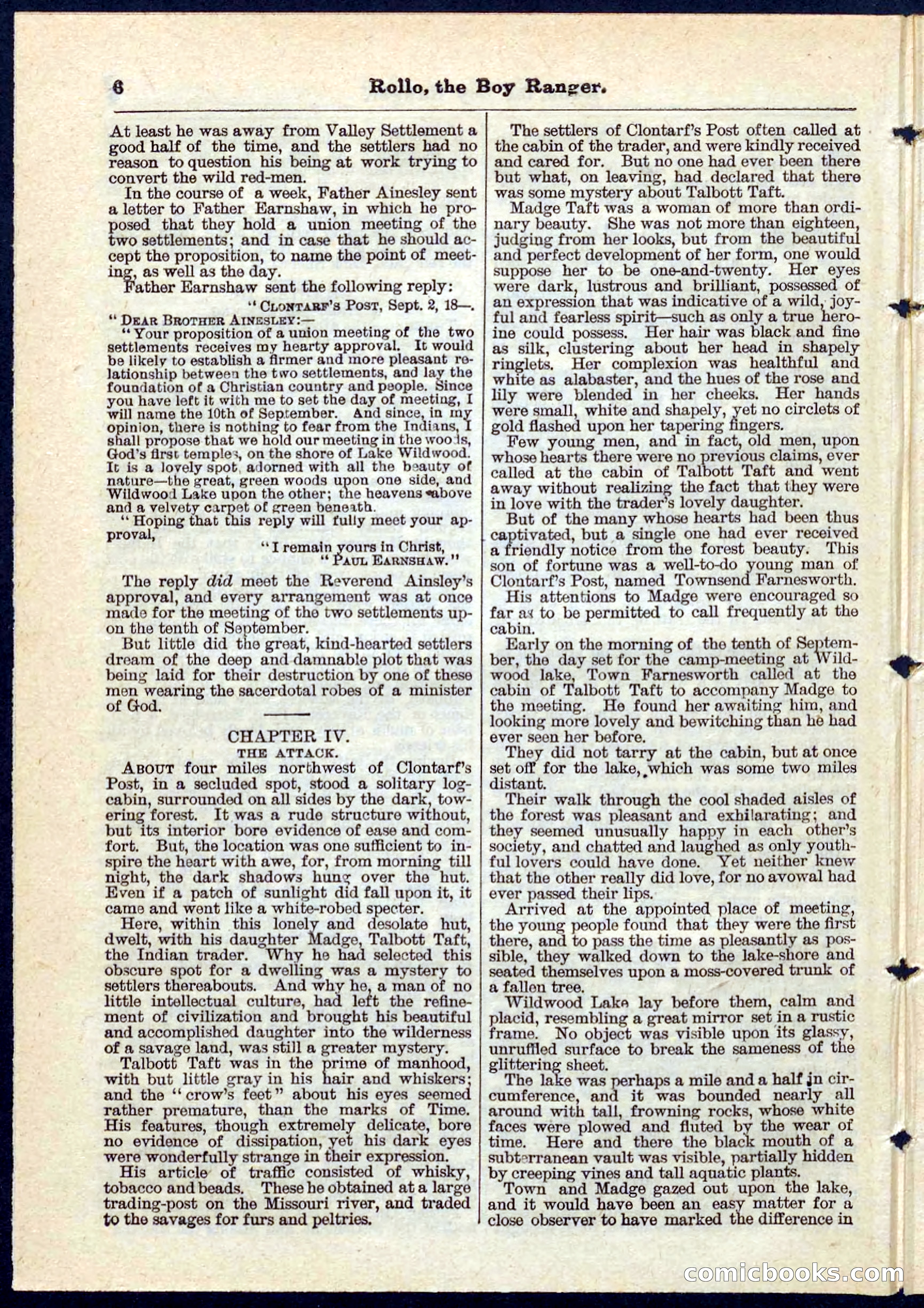 Beadle's Pocket Library No. 67 — page 6 of 32