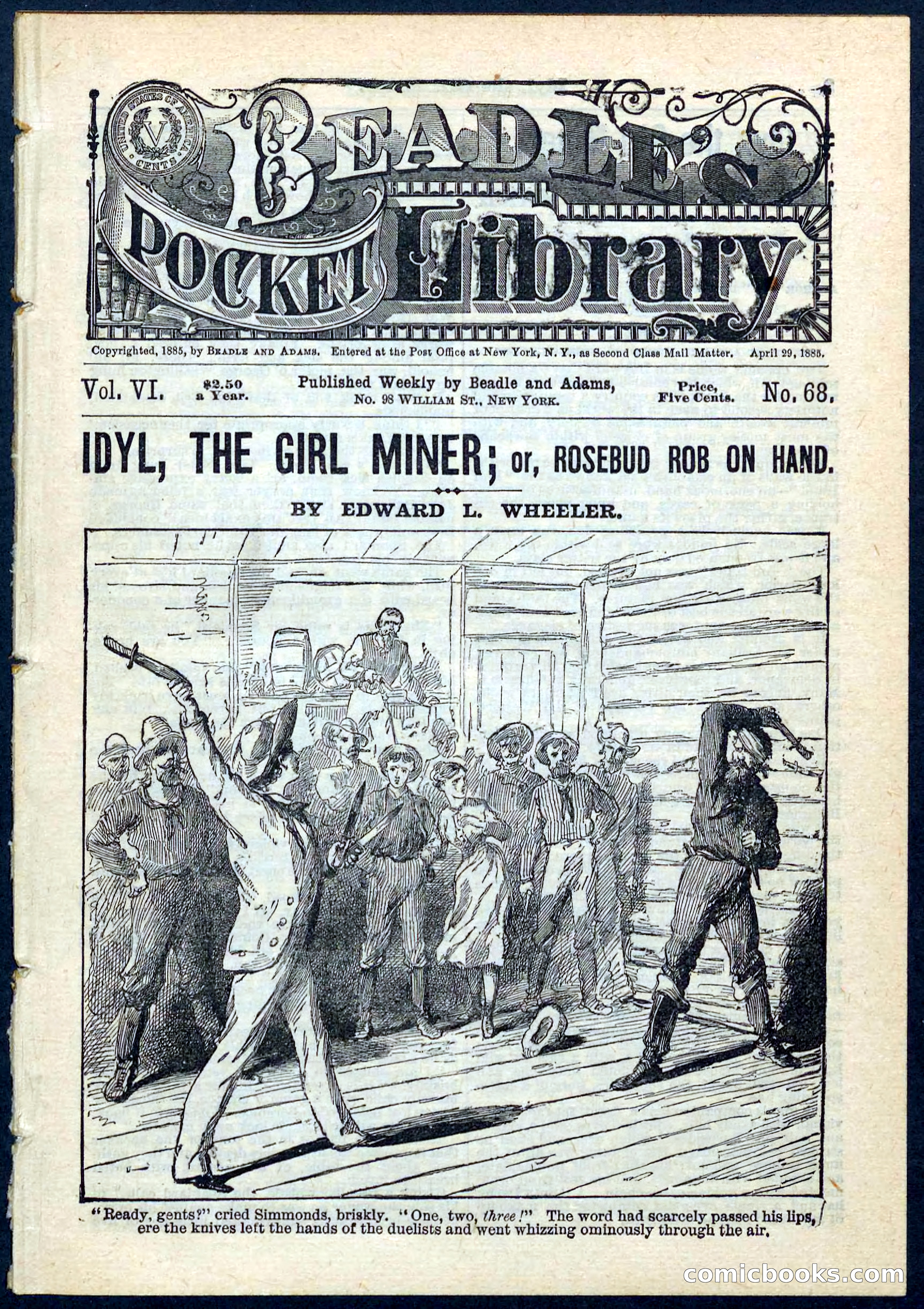 Beadle's Pocket Library No. 68 — page 1 of 32