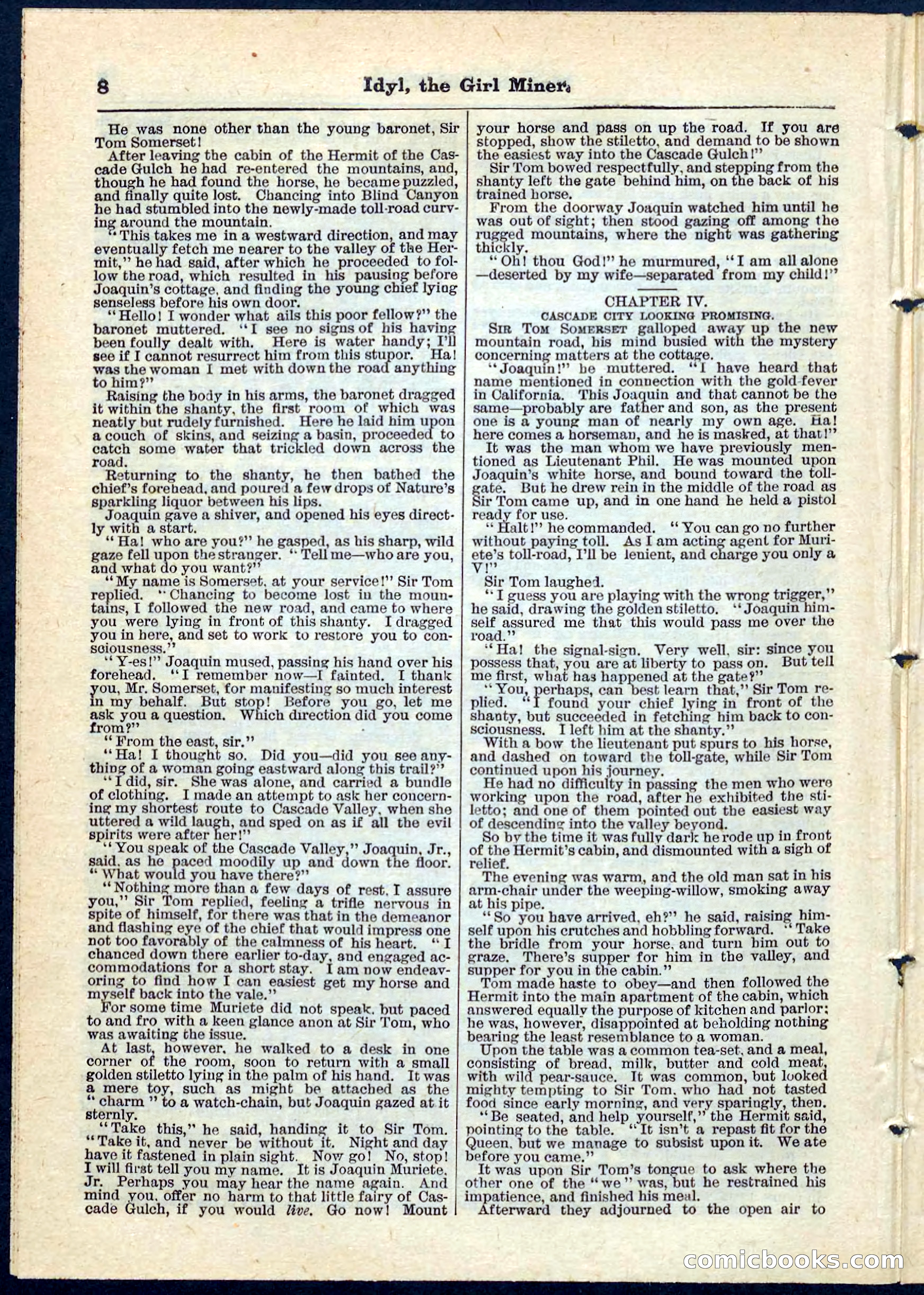 Beadle's Pocket Library No. 68 — page 8 of 32