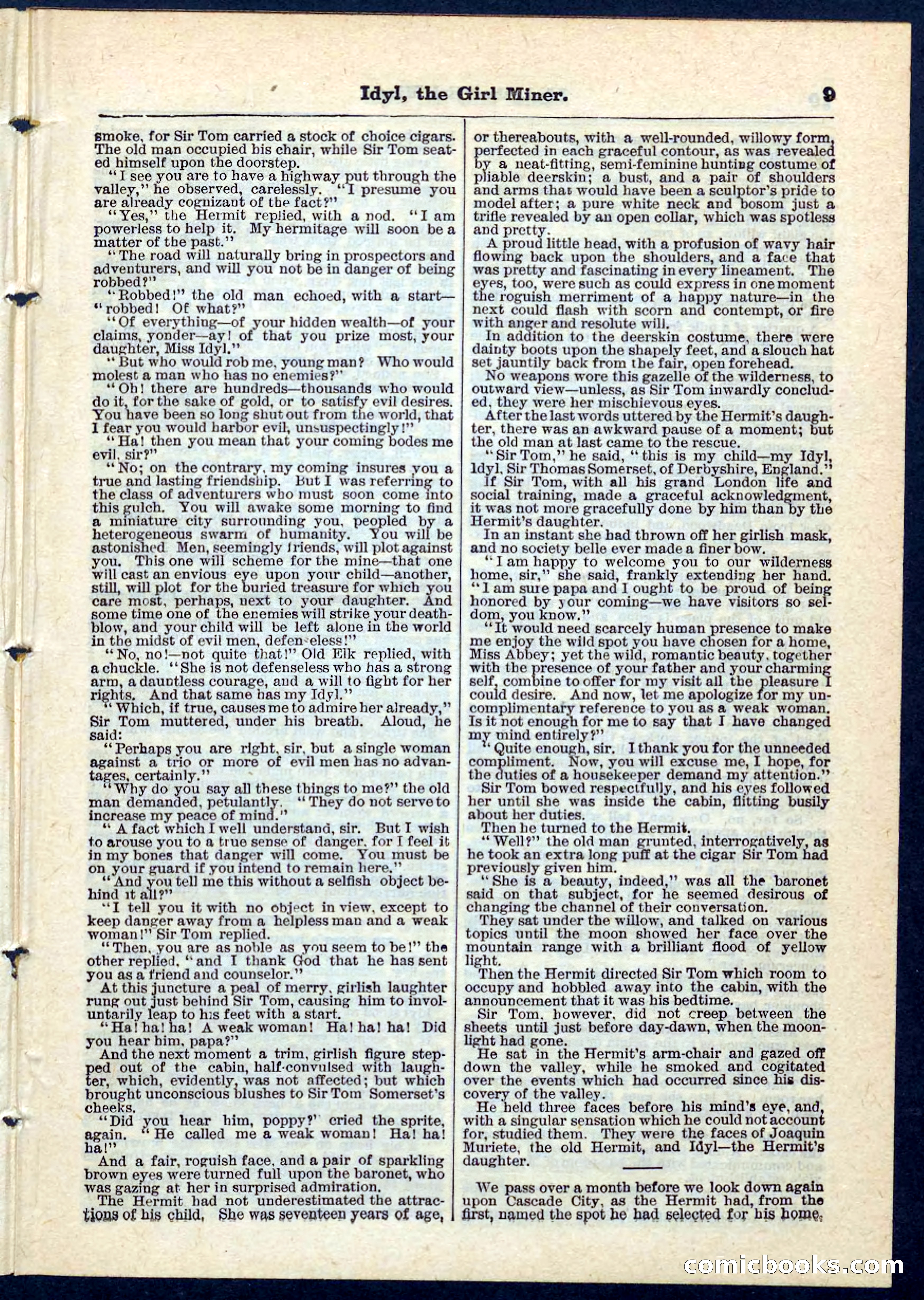 Beadle's Pocket Library No. 68 — page 9 of 32