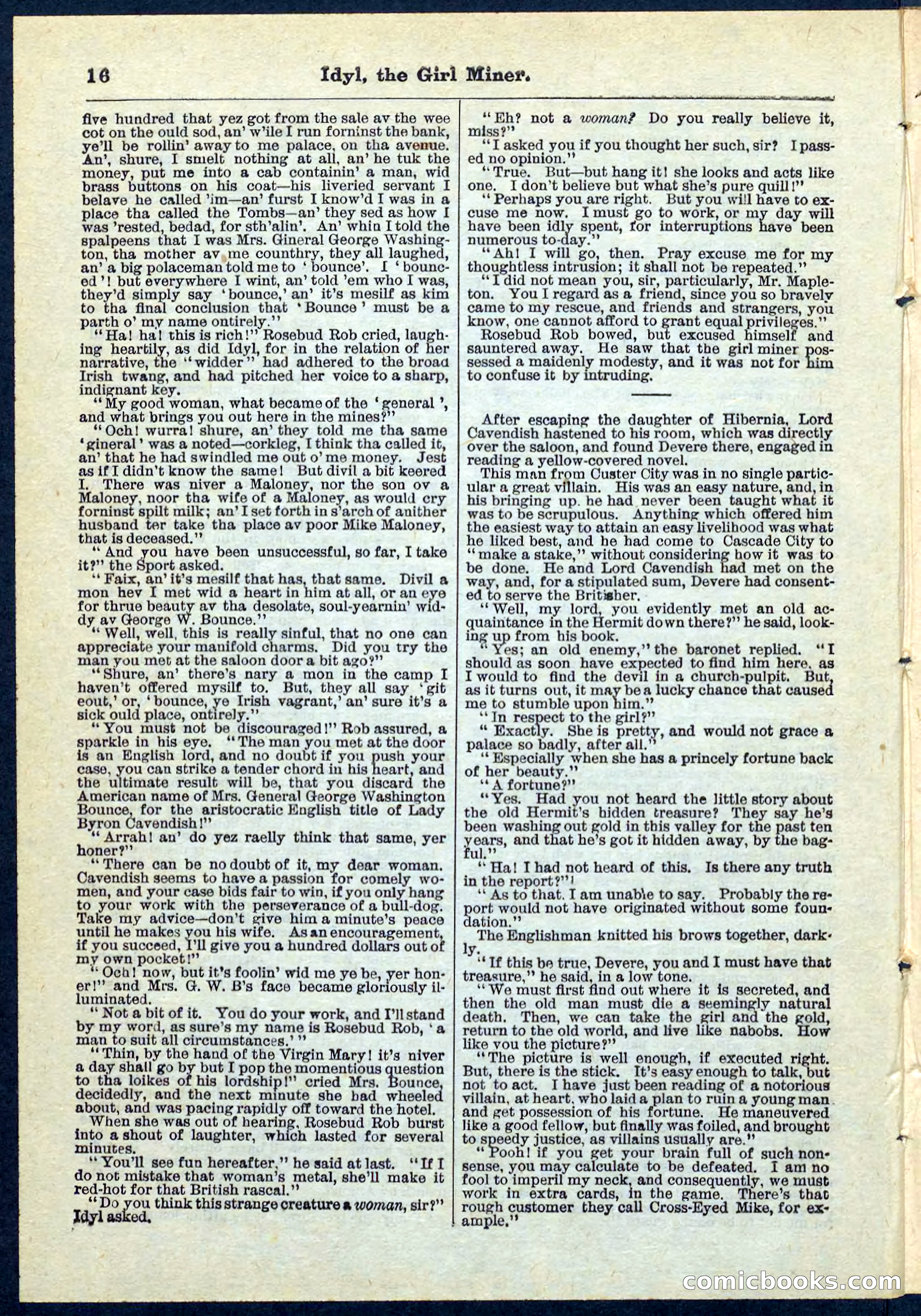 Beadle's Pocket Library No. 68 — page 16 of 32
