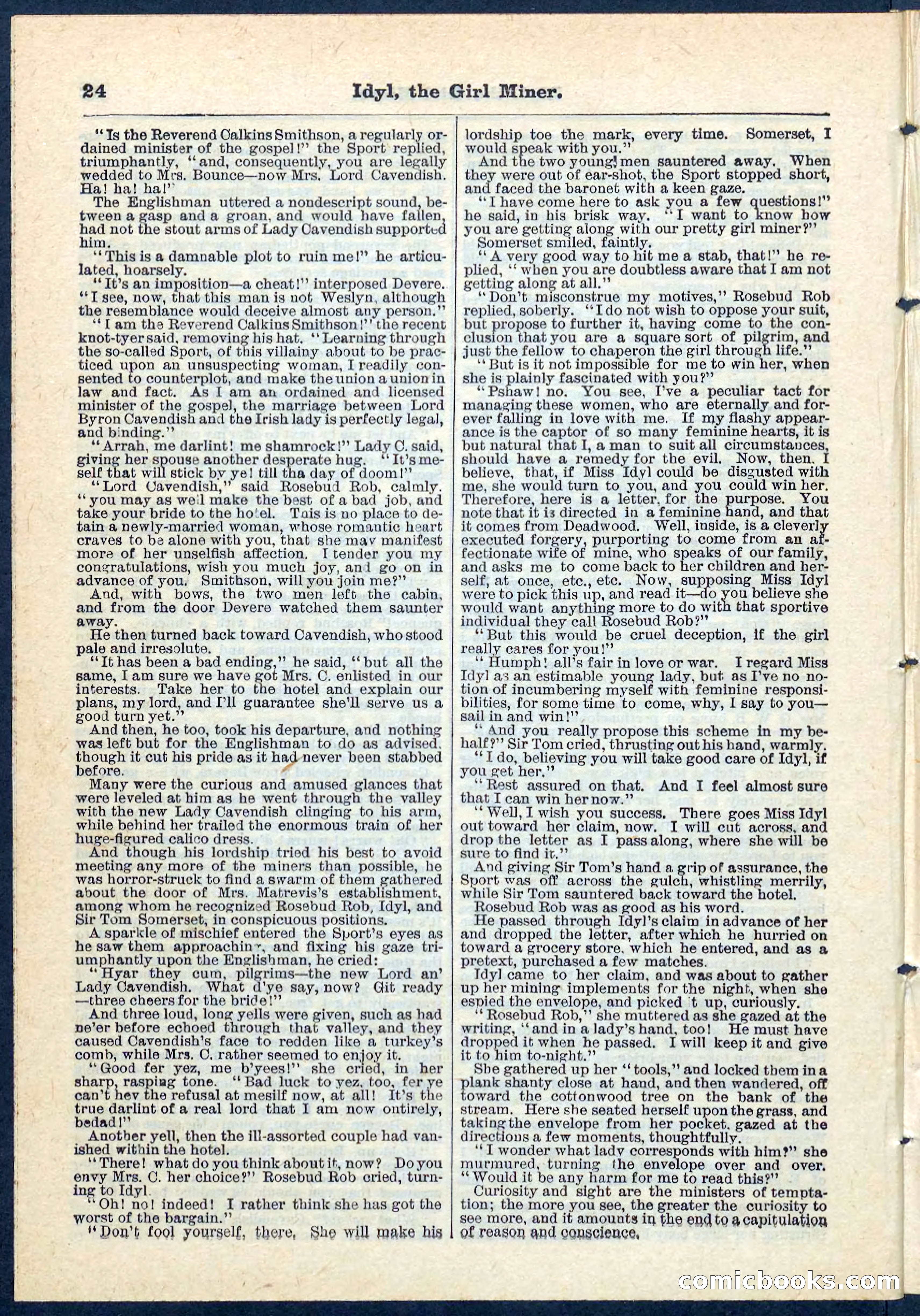 Beadle's Pocket Library No. 68 — page 24 of 32