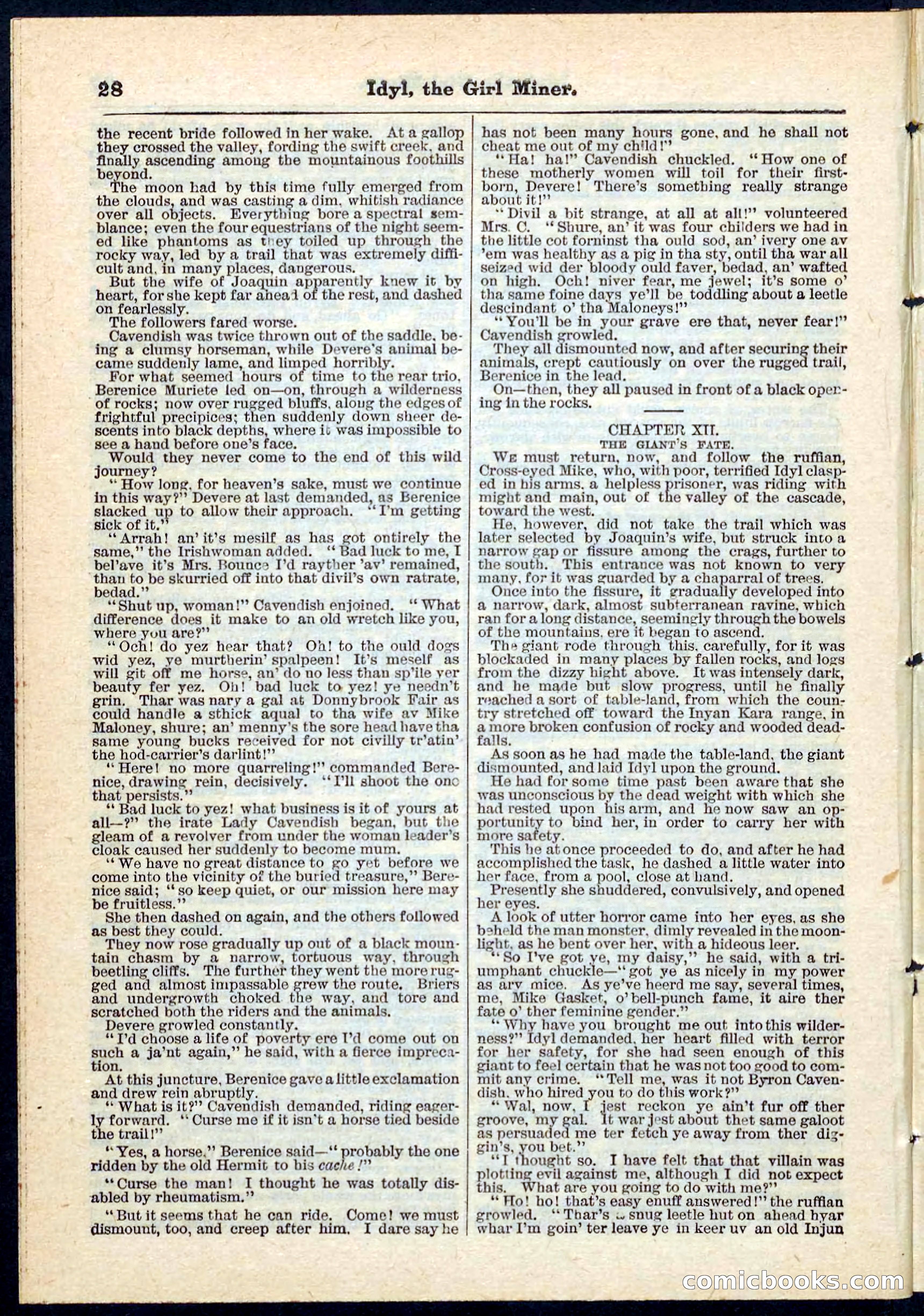 Beadle's Pocket Library No. 68 — page 28 of 32