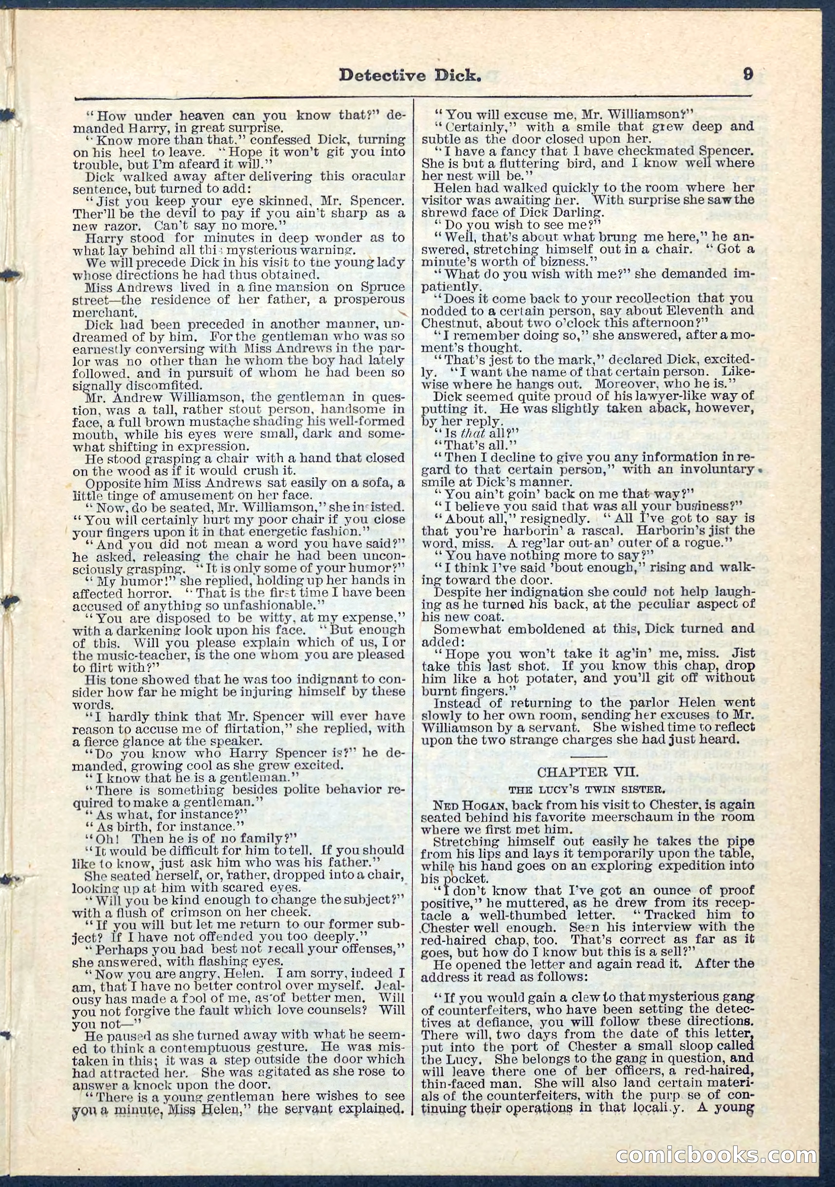 Beadle's Pocket Library No. 69 — page 9 of 32