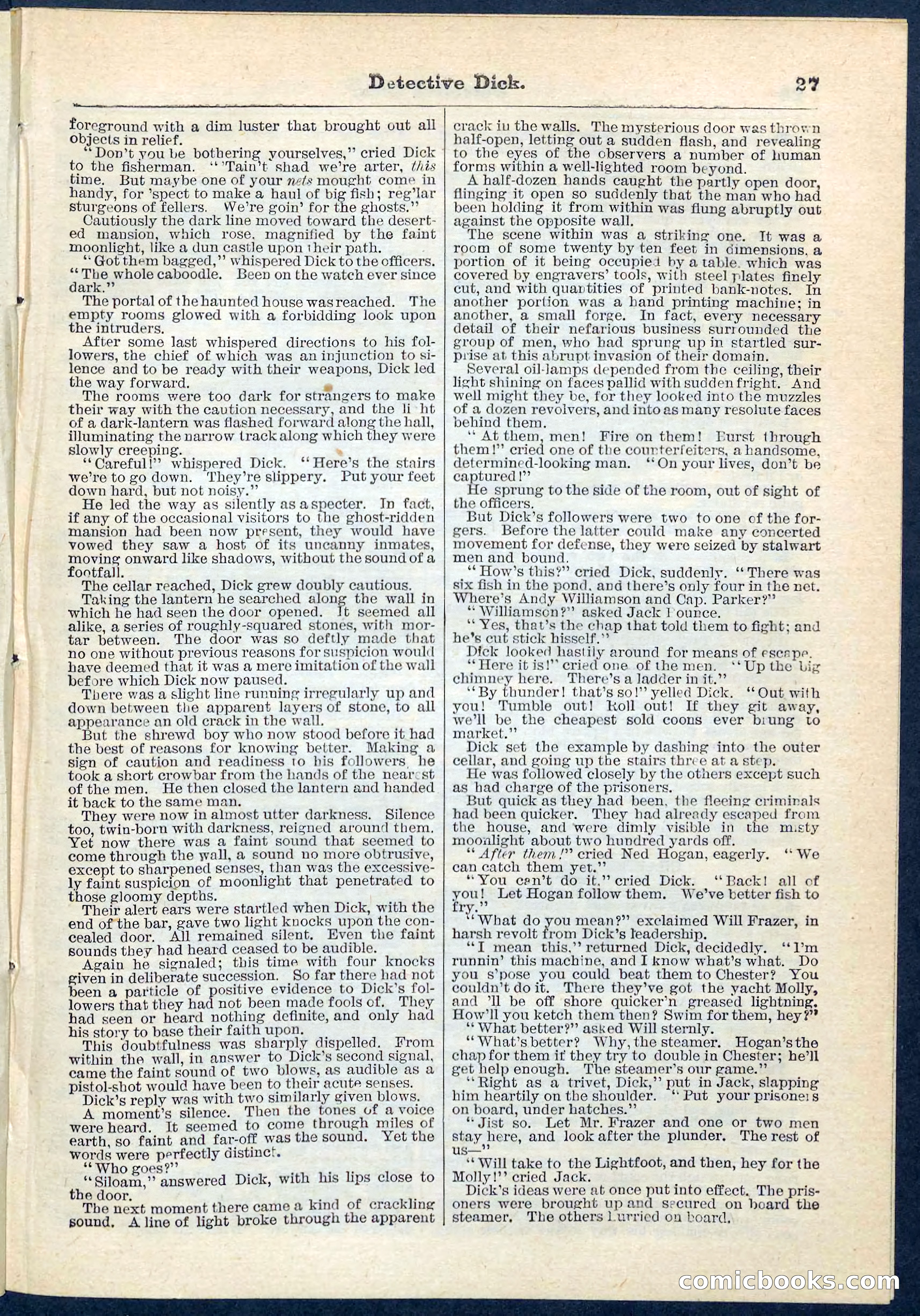 Beadle's Pocket Library No. 69 — page 27 of 32