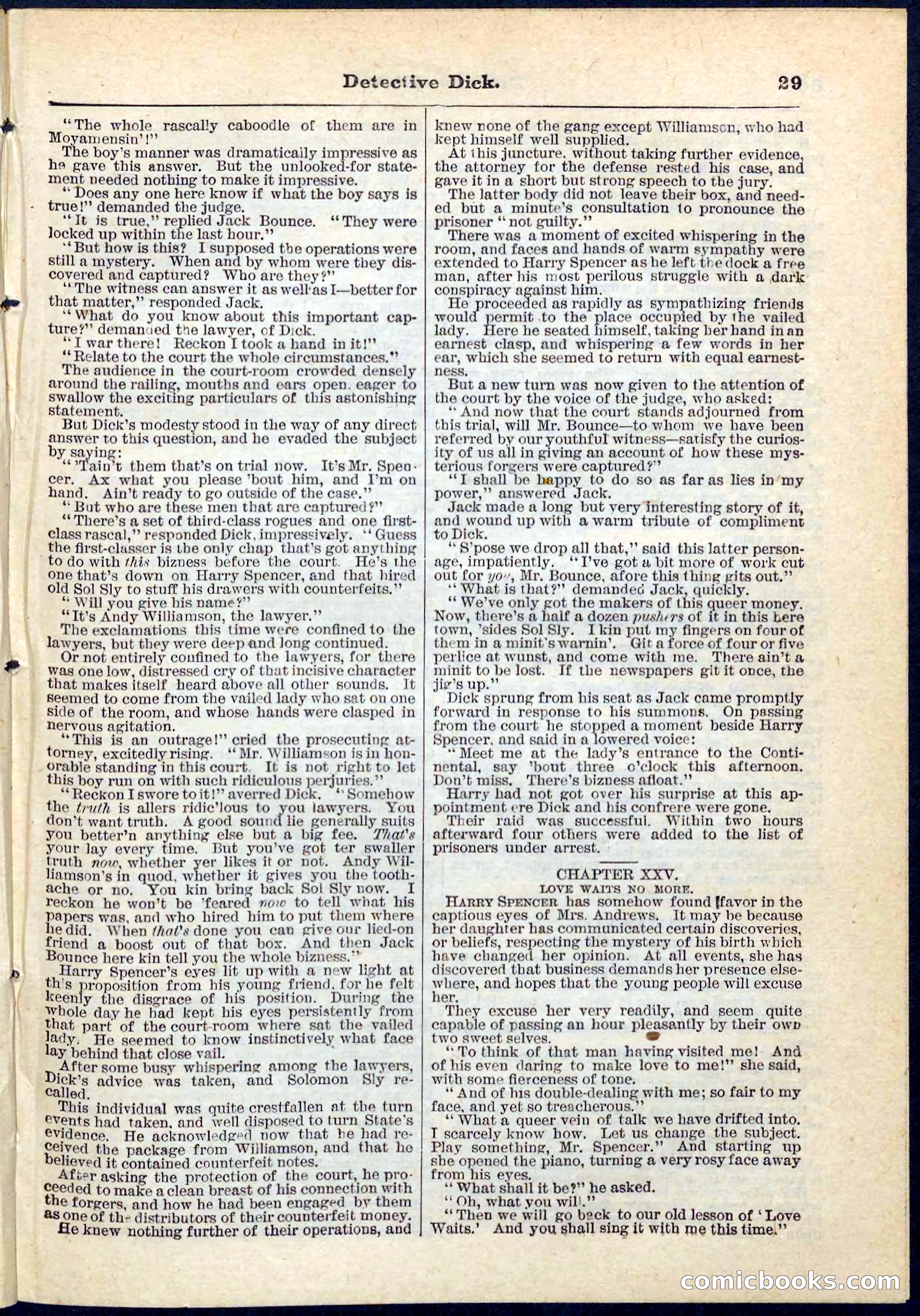 Beadle's Pocket Library No. 69 — page 29 of 32