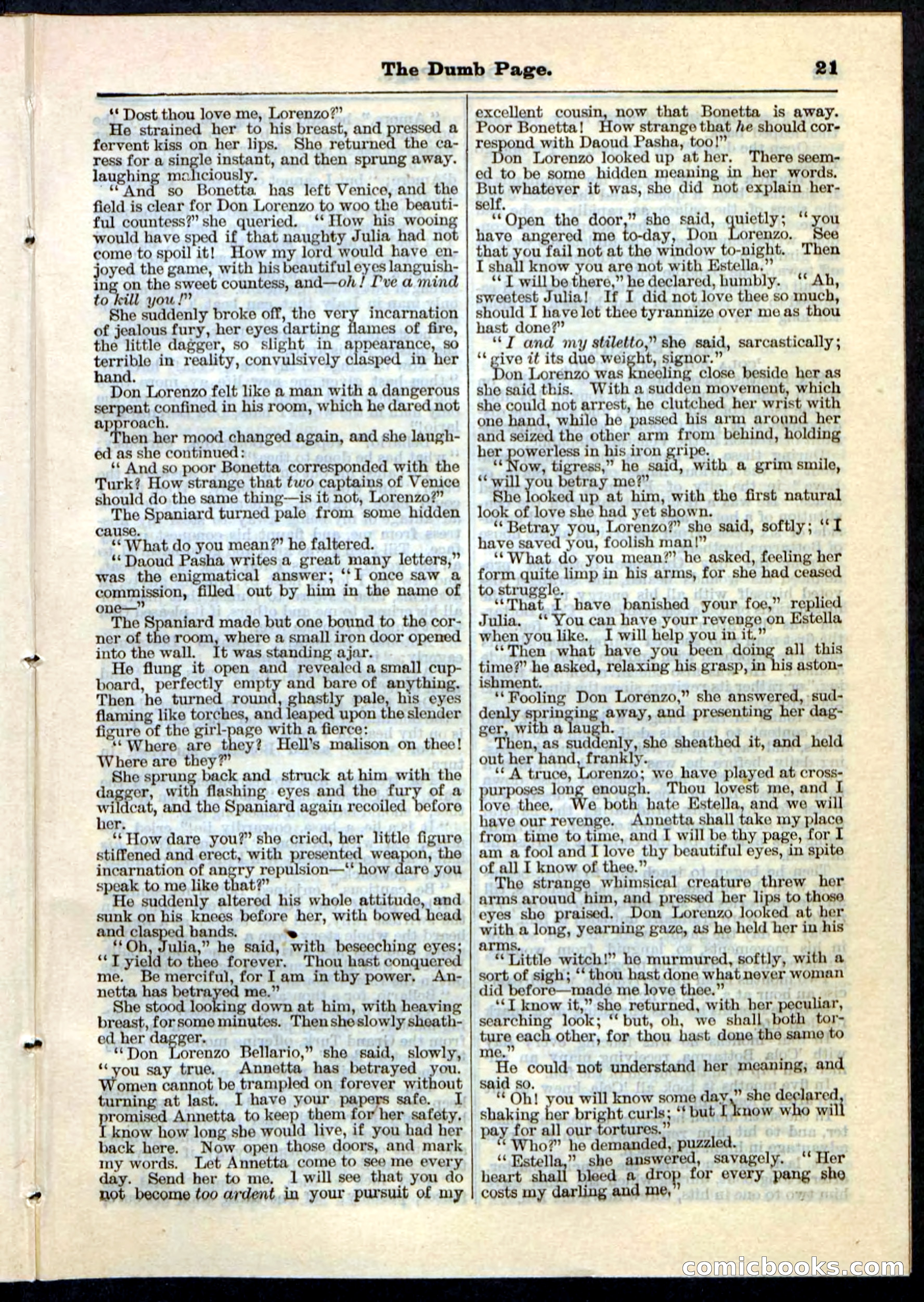 Beadle's Pocket Library No. 84 — page 21 of 32