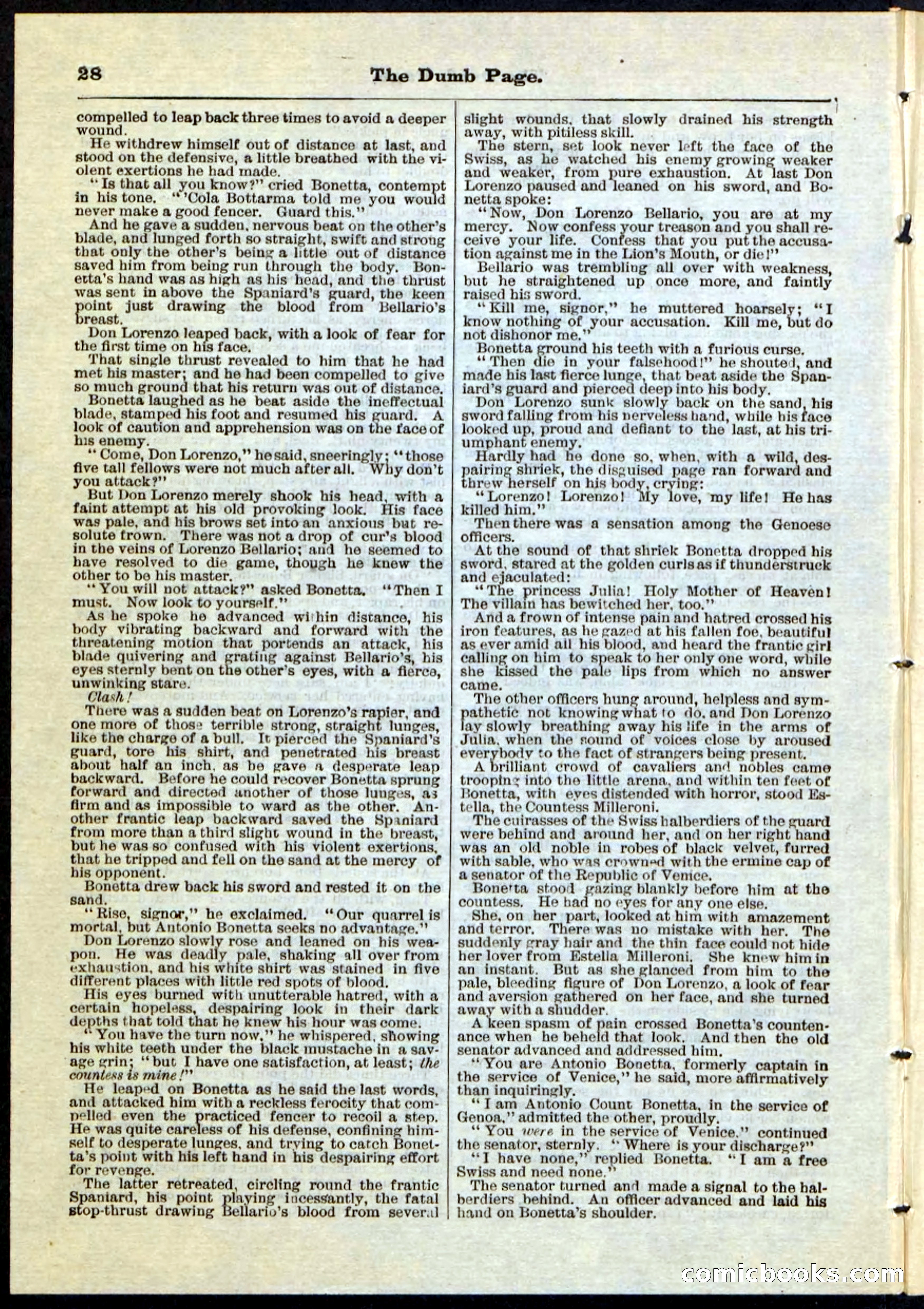 Beadle's Pocket Library No. 84 — page 28 of 32