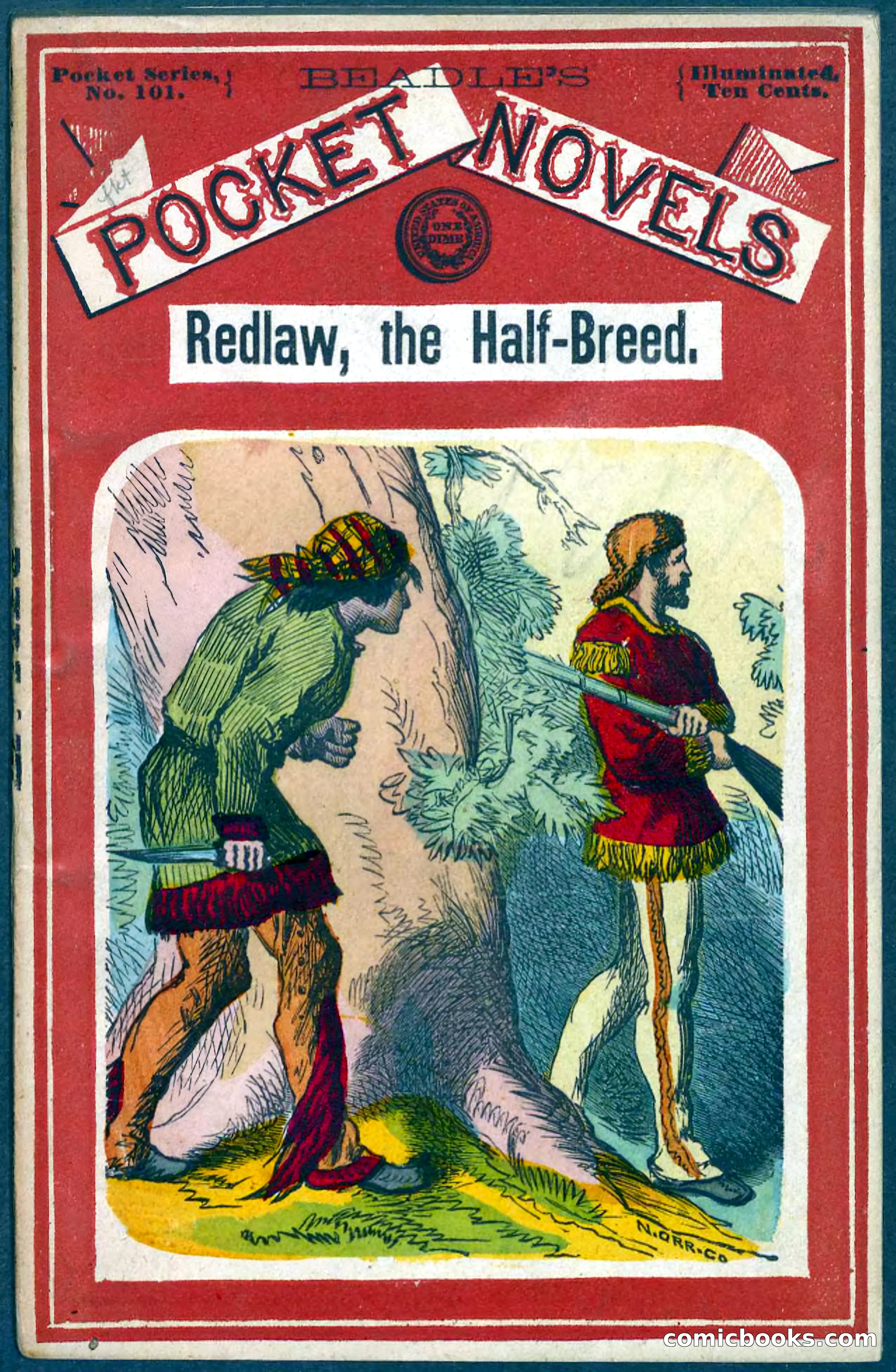 Beadle's Pocket Novels No. 101: Redlaw, the Half-Breed — page 1 of 100