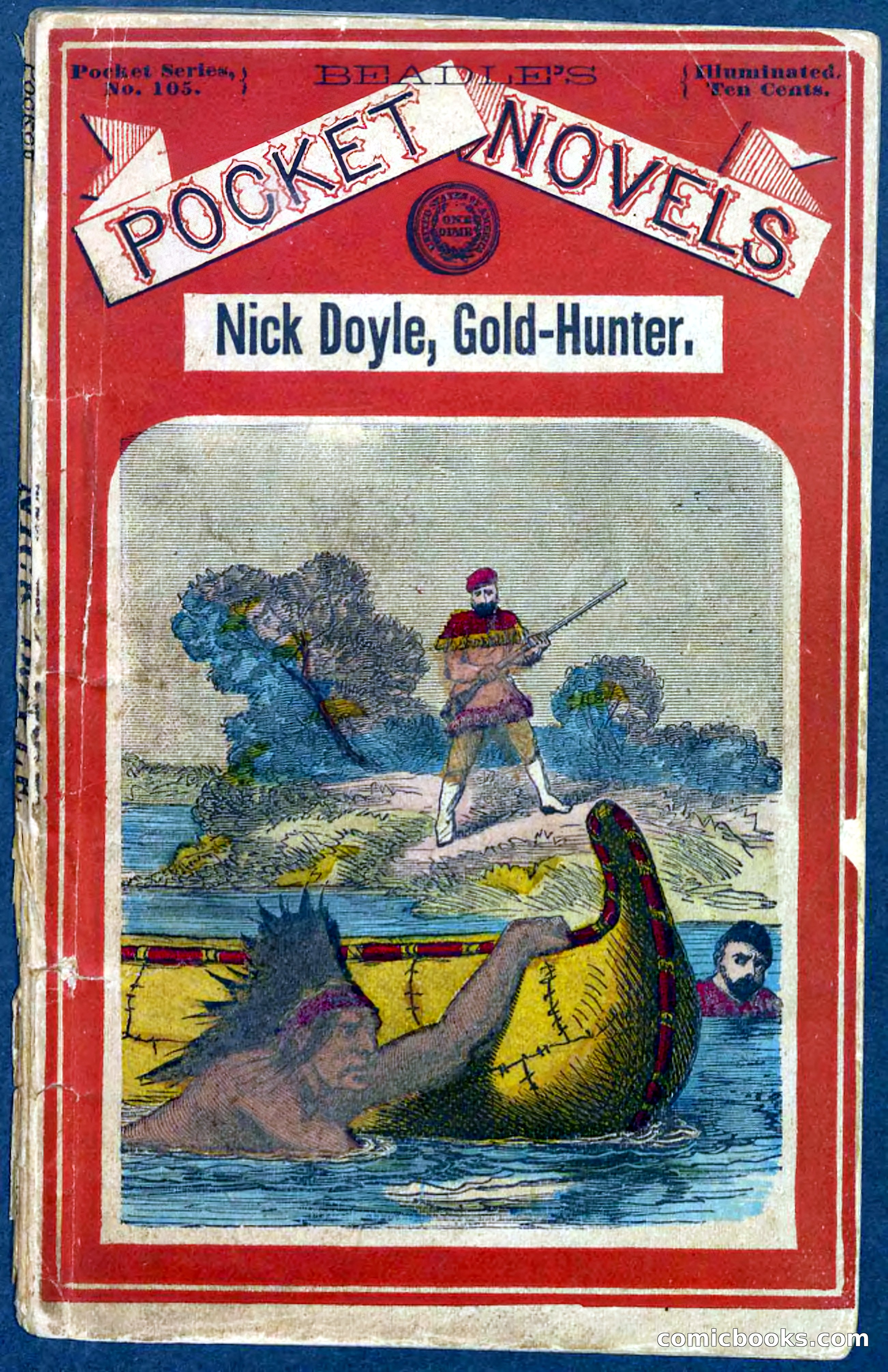 Beadle's Pocket Novels No. 105: Nick Doyle, Gold-Hunter — page 1 of 100