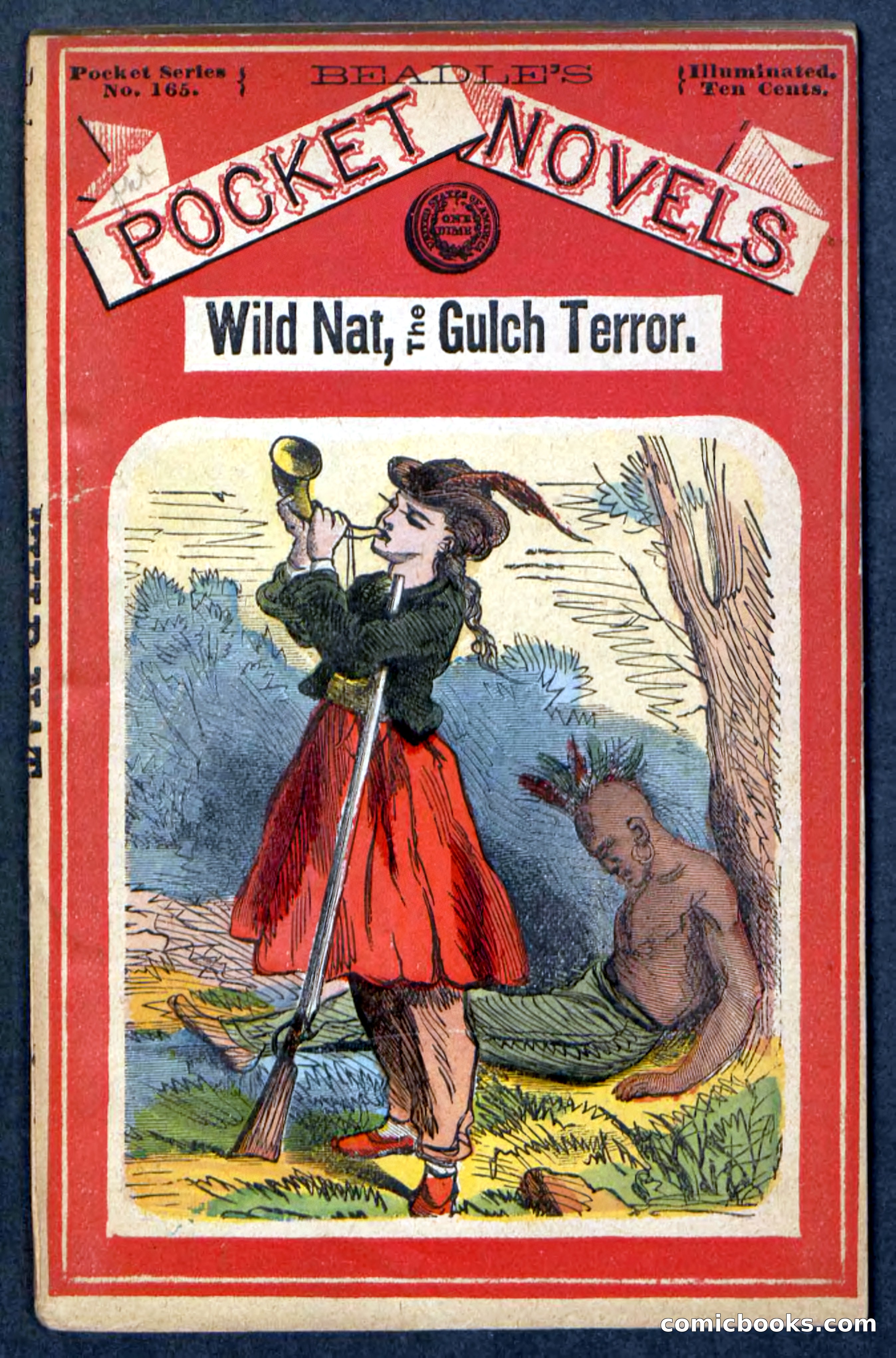 Beadle's Pocket Novels No. 165: Wild Nat, the Gulch Terror — page 1 of 100