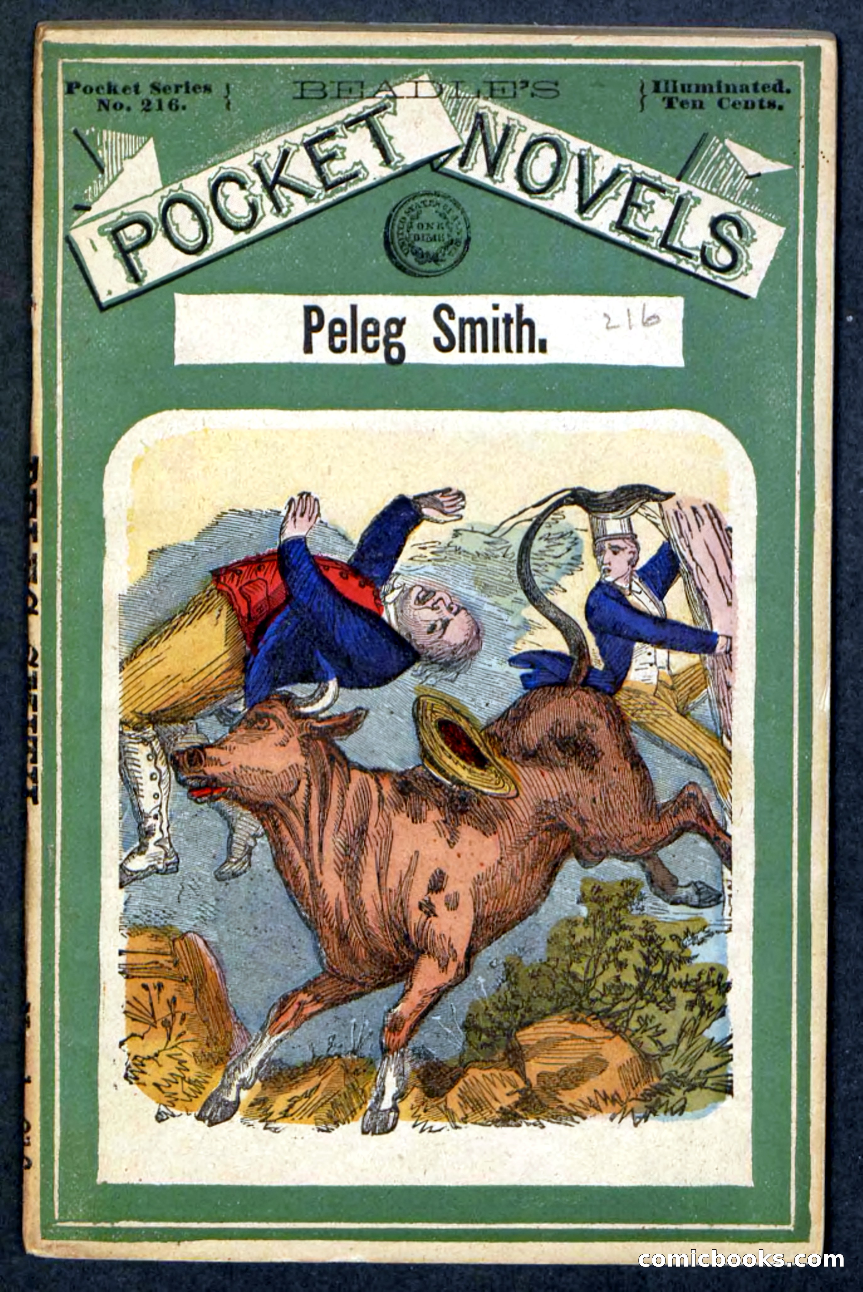 Beadle's Pocket Novels No. 216 — page 1 of 100