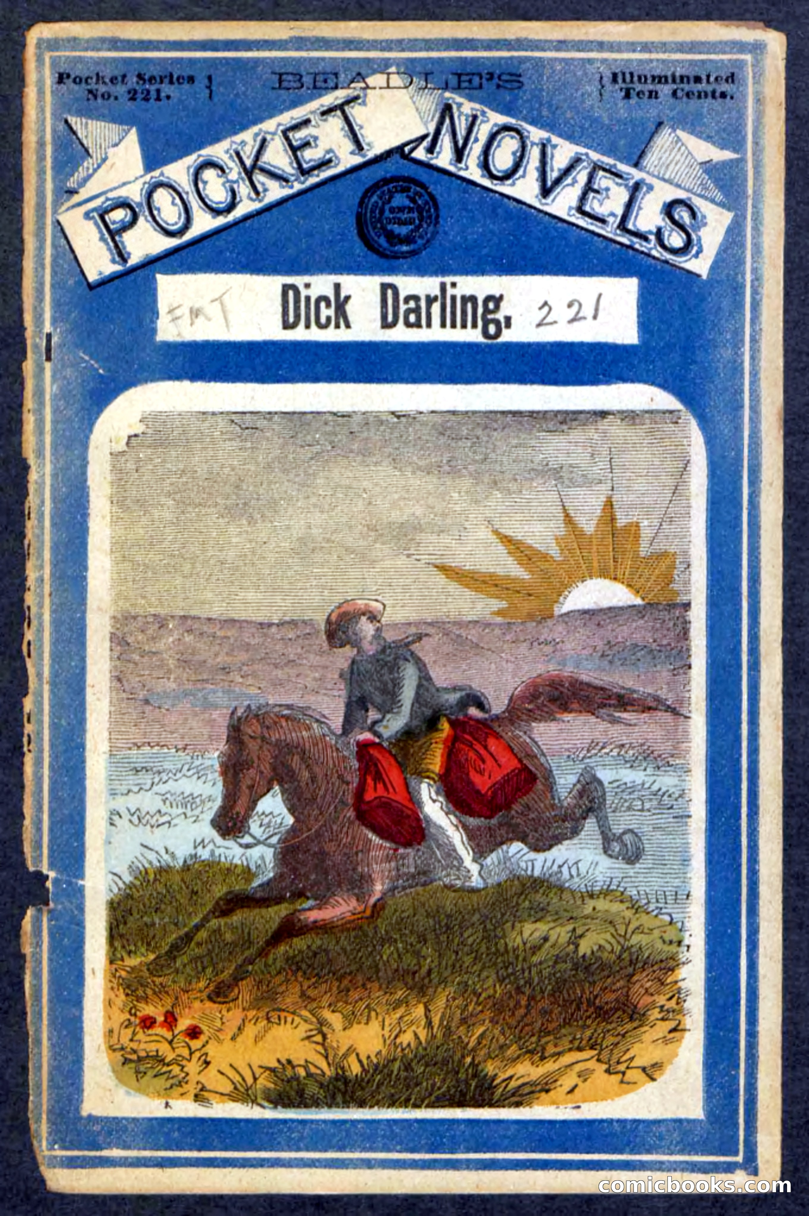 Beadle's Pocket Novels No. 221: Dick Darling — page 1 of 100